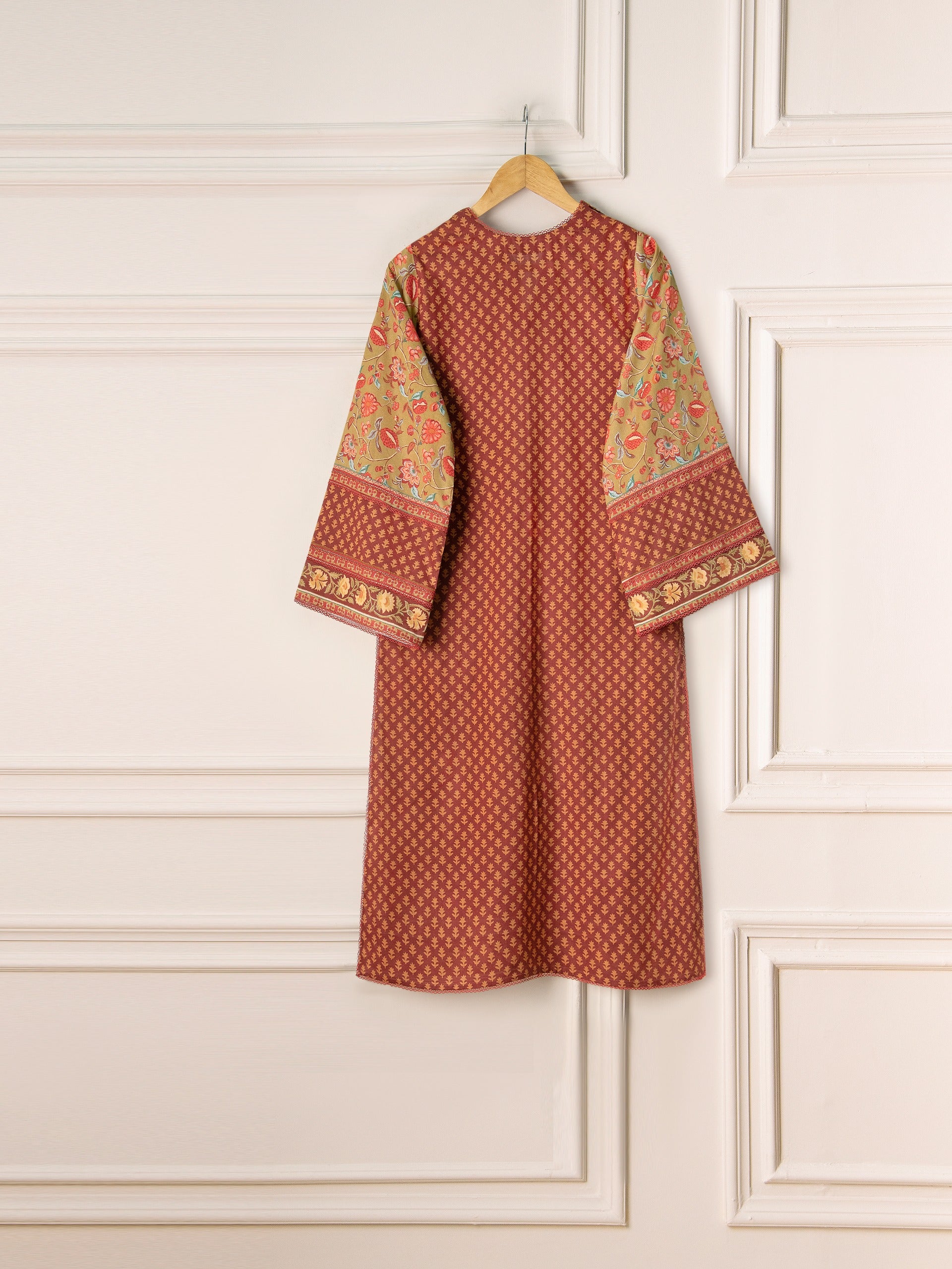 2 Piece - Digital Printed Cambric Suit S111037 - Image 6