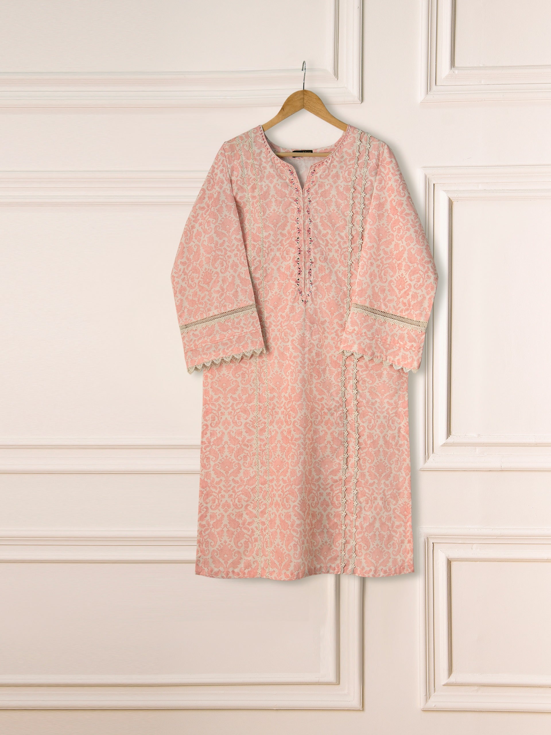 2 Piece - Digital Printed Cambric Suit S111266 - Image 2