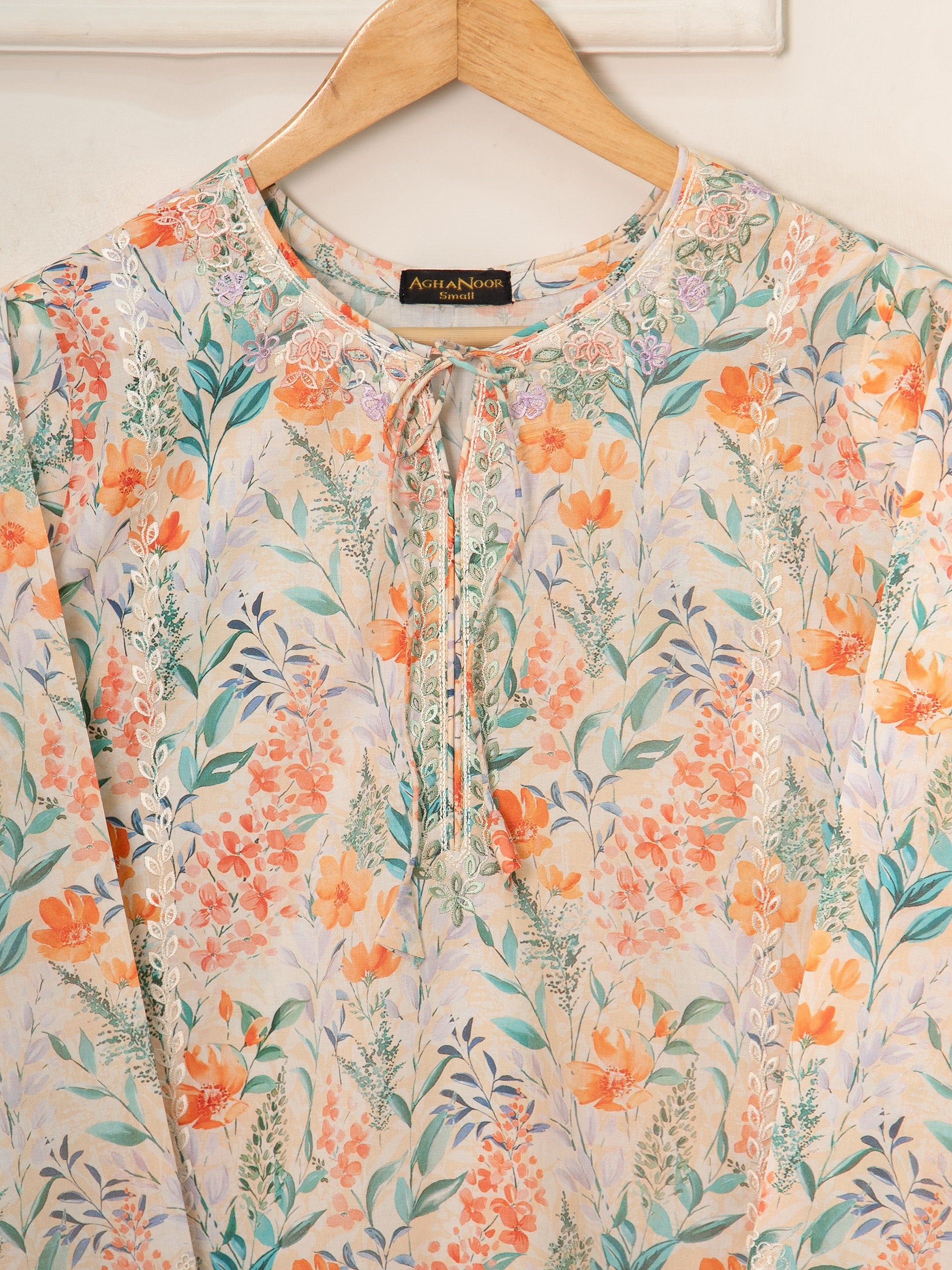 2 Piece - Digital Printed Cambric Suit S111321 - Image 4