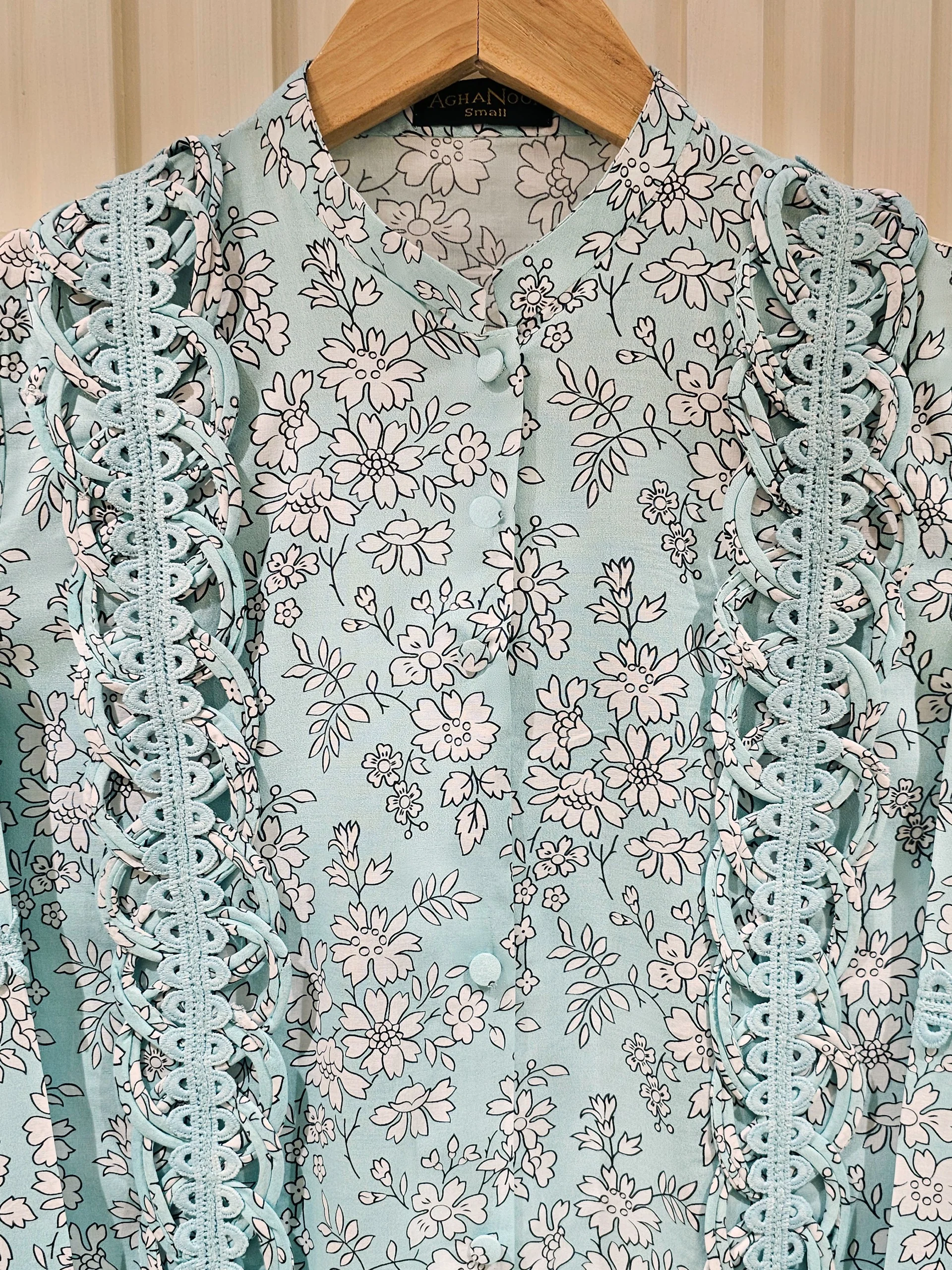 2 Piece - Digital Printed Cambric Suit S111323 - Image 4