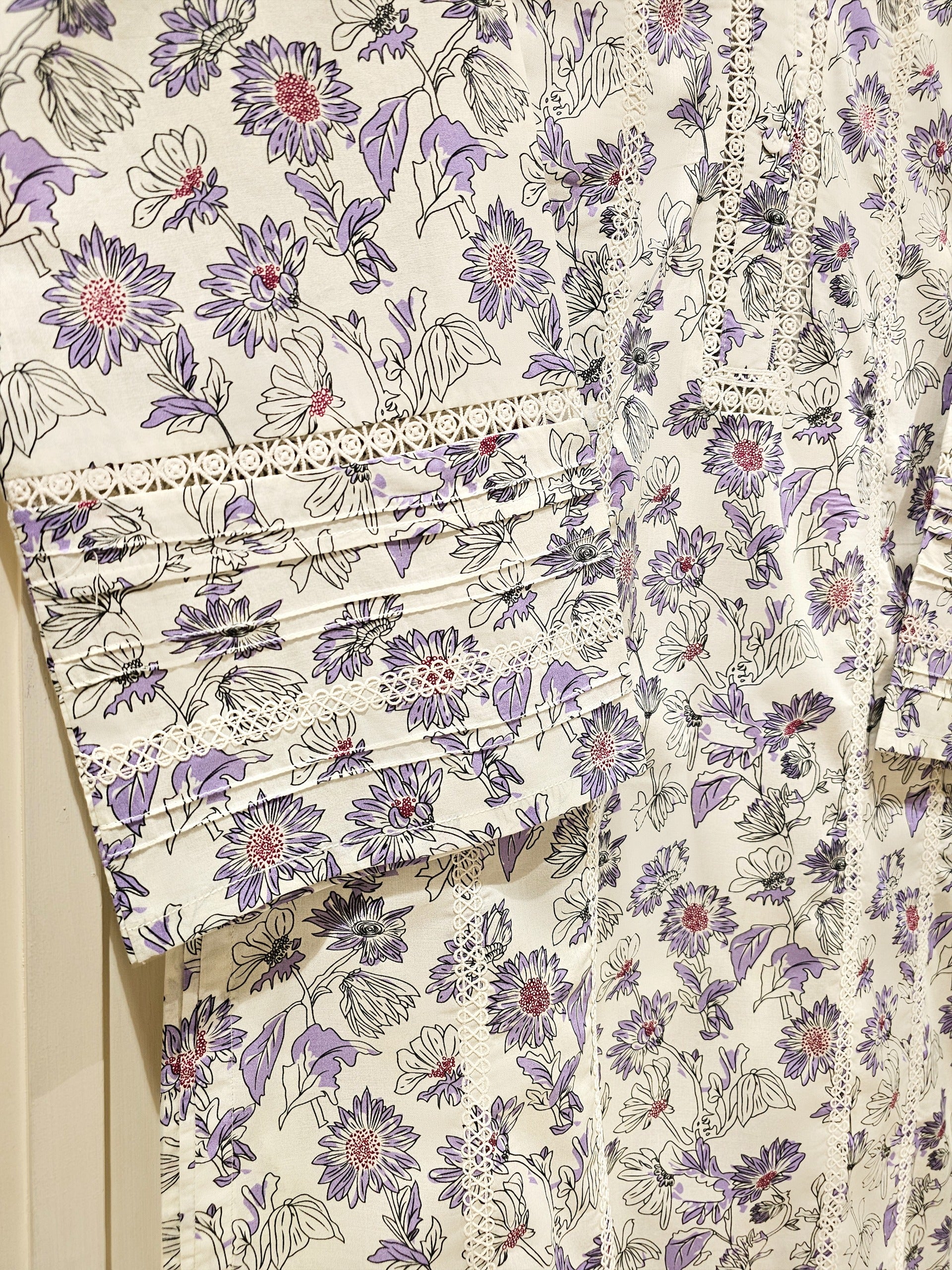 2 Piece - Digital Printed Lawn Suit S111374 - Image 3