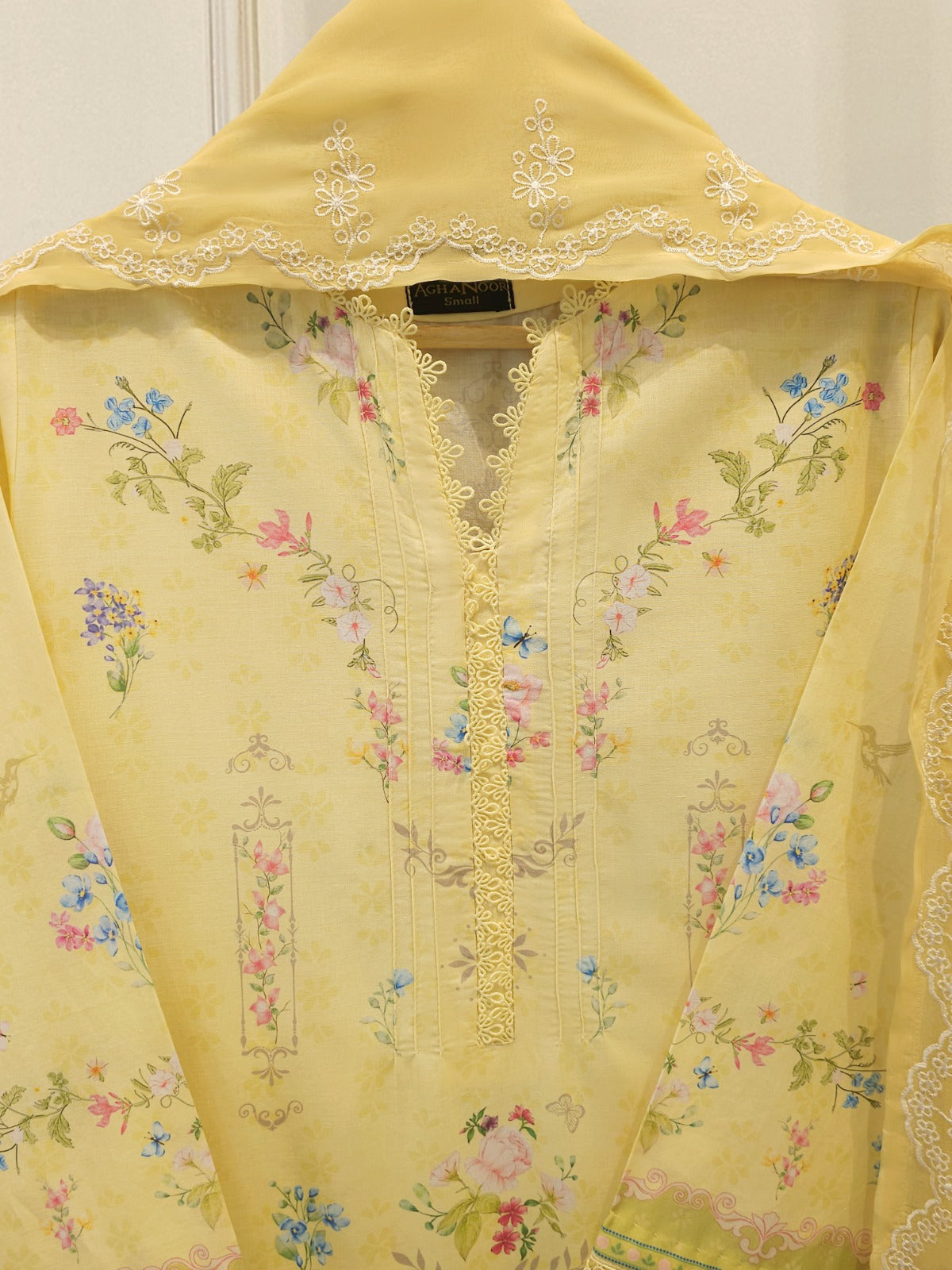 2 Piece - Digital Printed Cambric Suit S112300 - Image 2