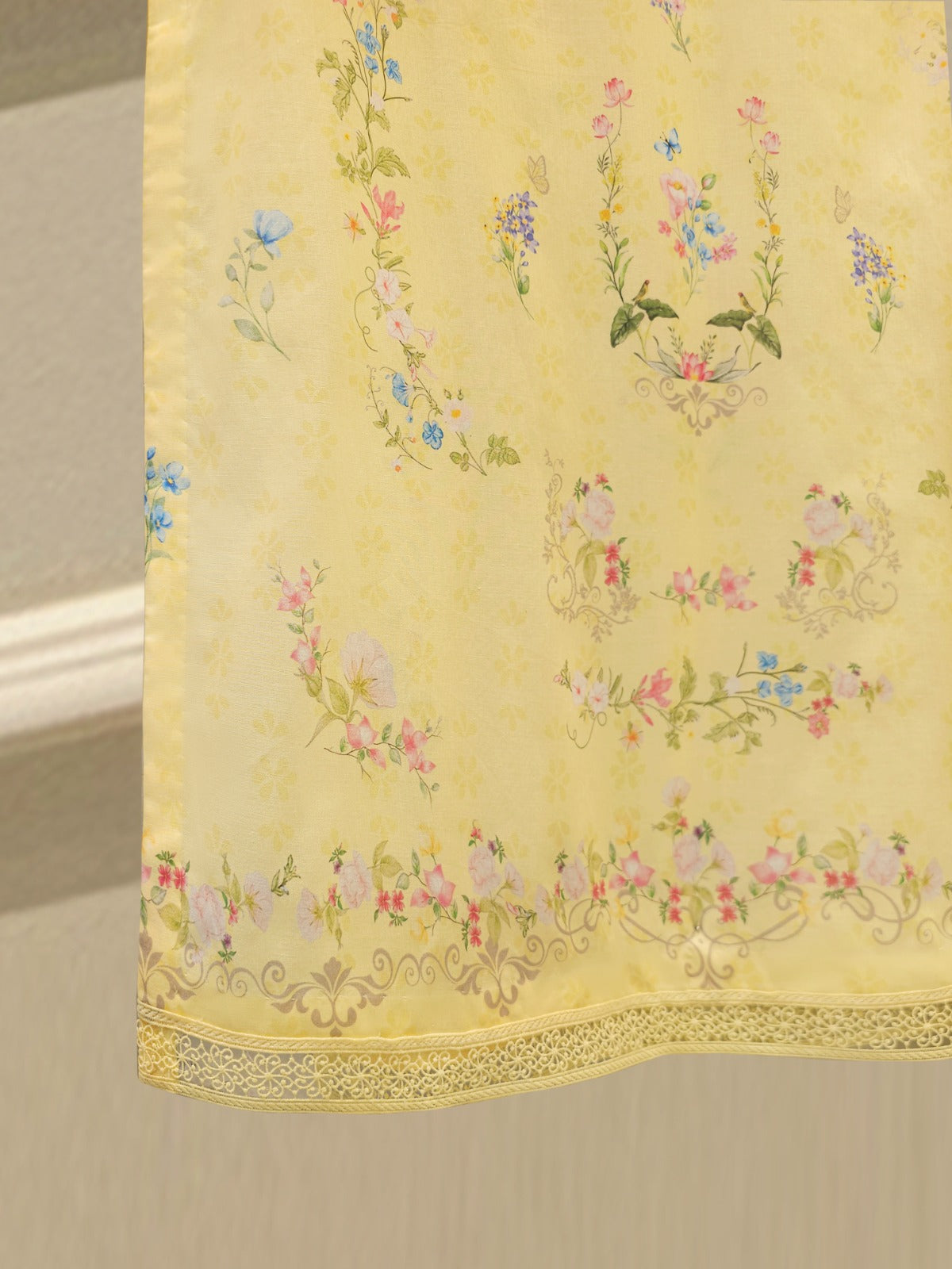 2 Piece - Digital Printed Cambric Suit S112300 - Image 4
