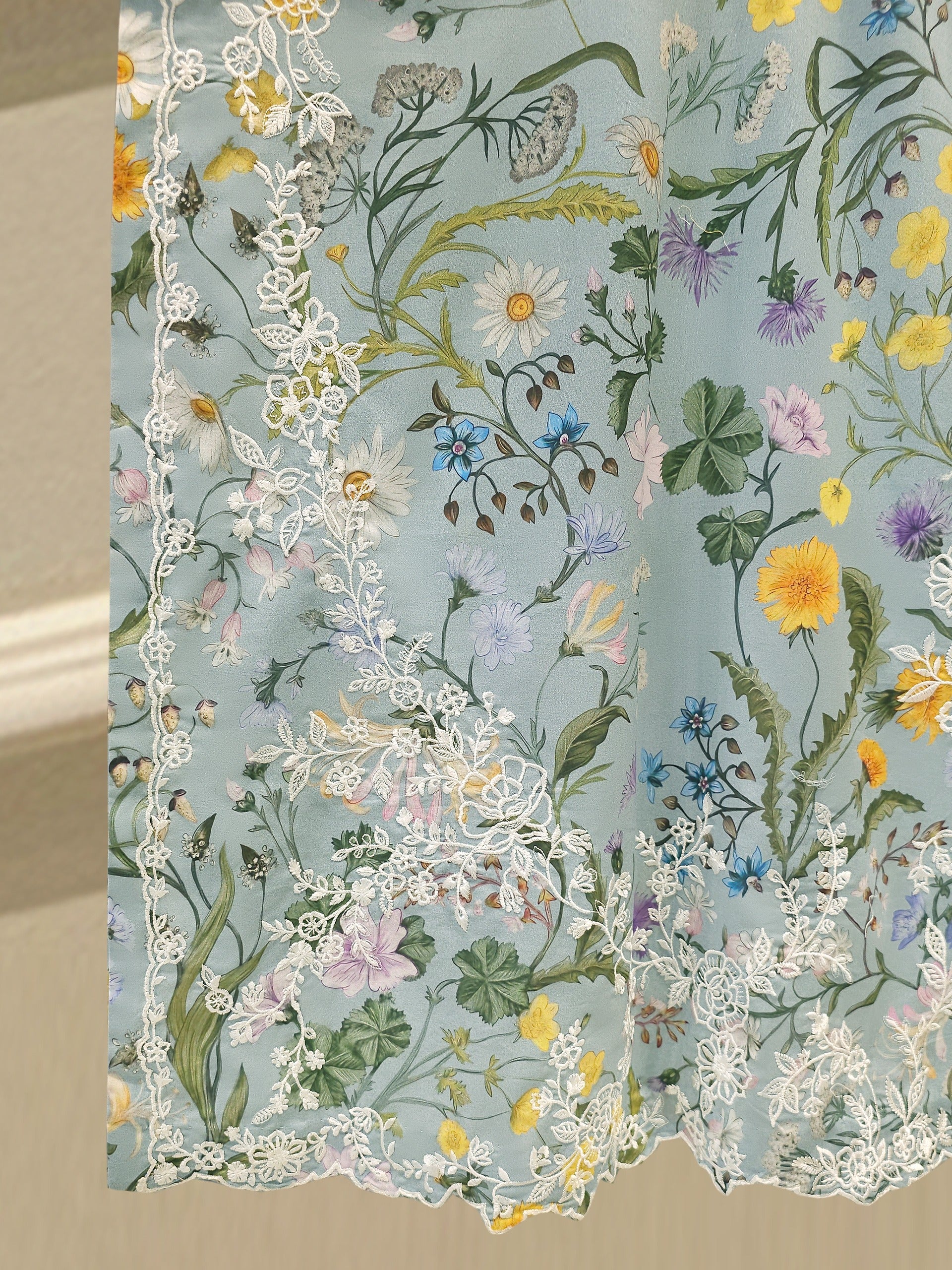 2 Piece - Digital Printed Embroidered Cambric Suit S112566 - Image 4
