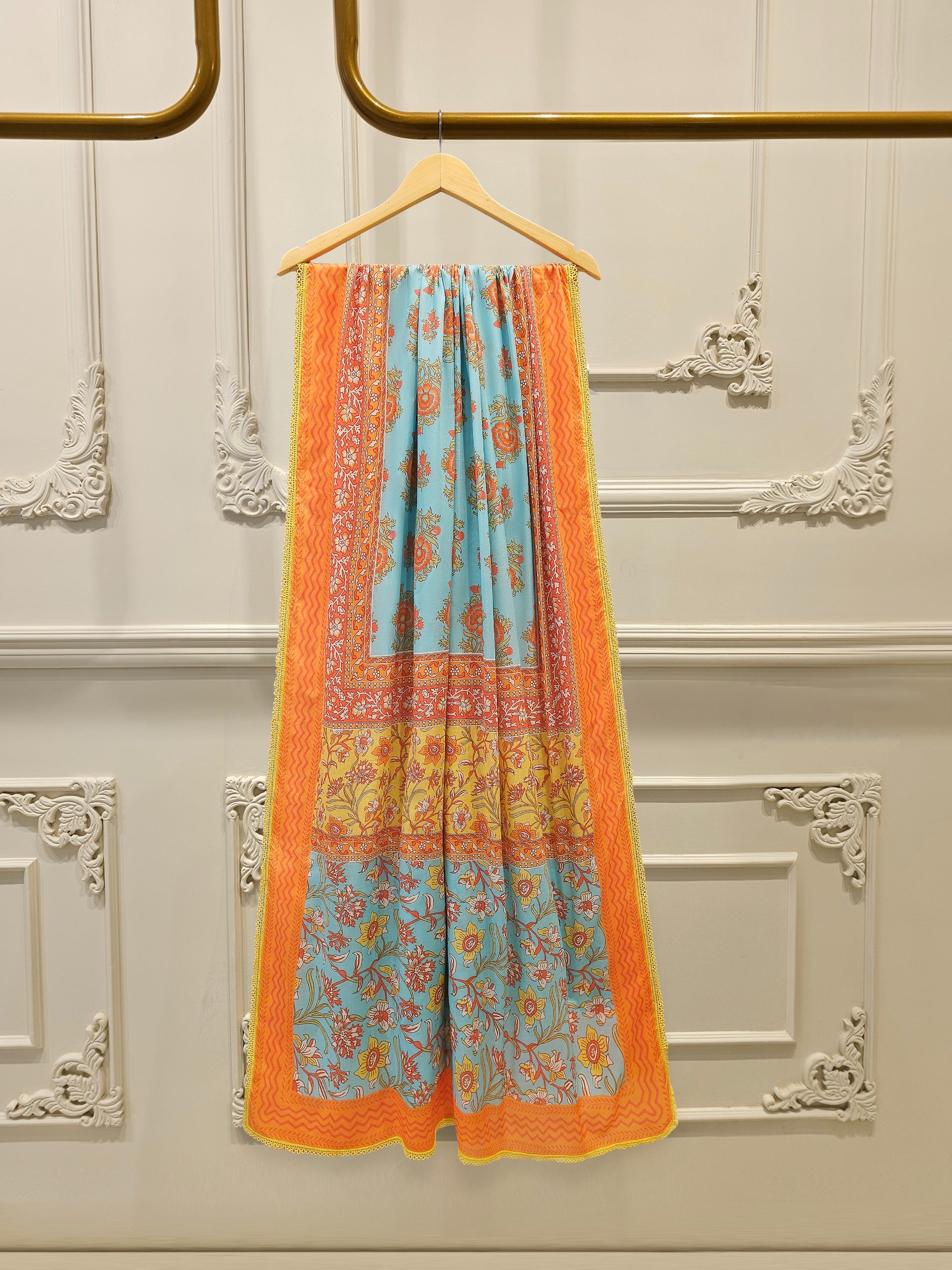 3 Piece - Digital Printed Embroidered Cambric Suit S112687 - Image 6