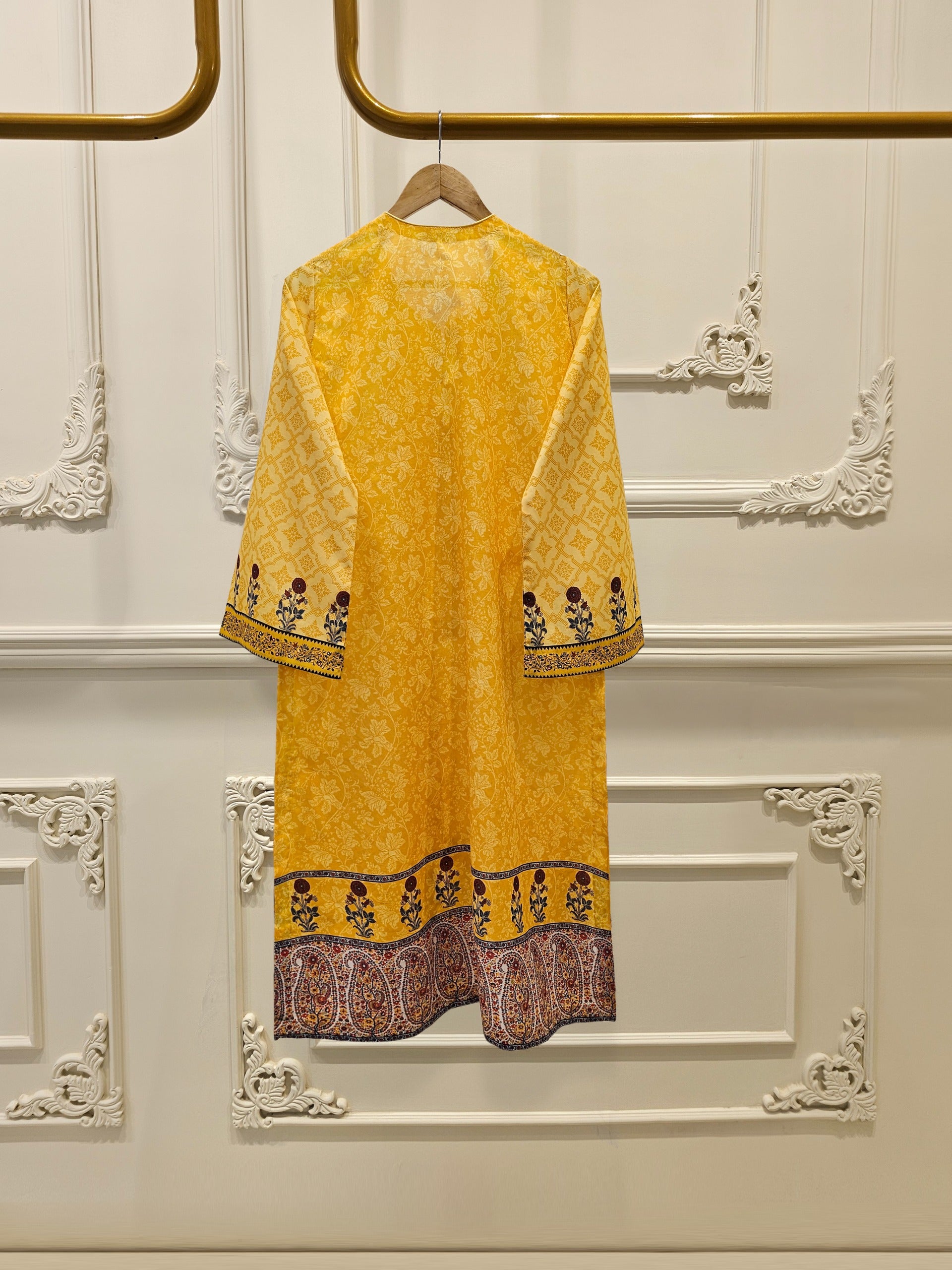 2 Piece - Digital Printed Embroidered Lawn Suit S111594 - Image 3