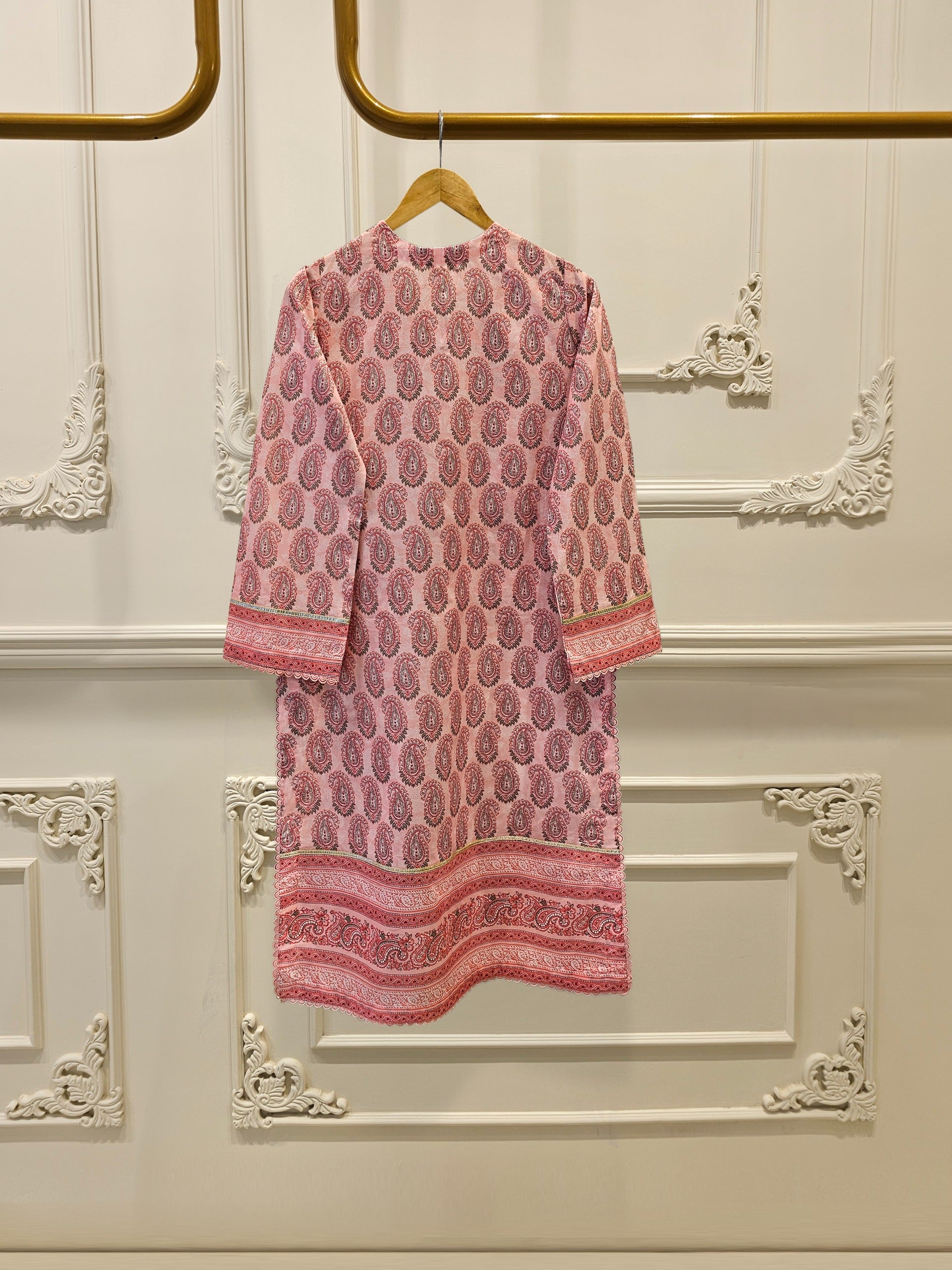2 Piece - Digital Printed Embroidered Lawn Suit S111604 - Image 4