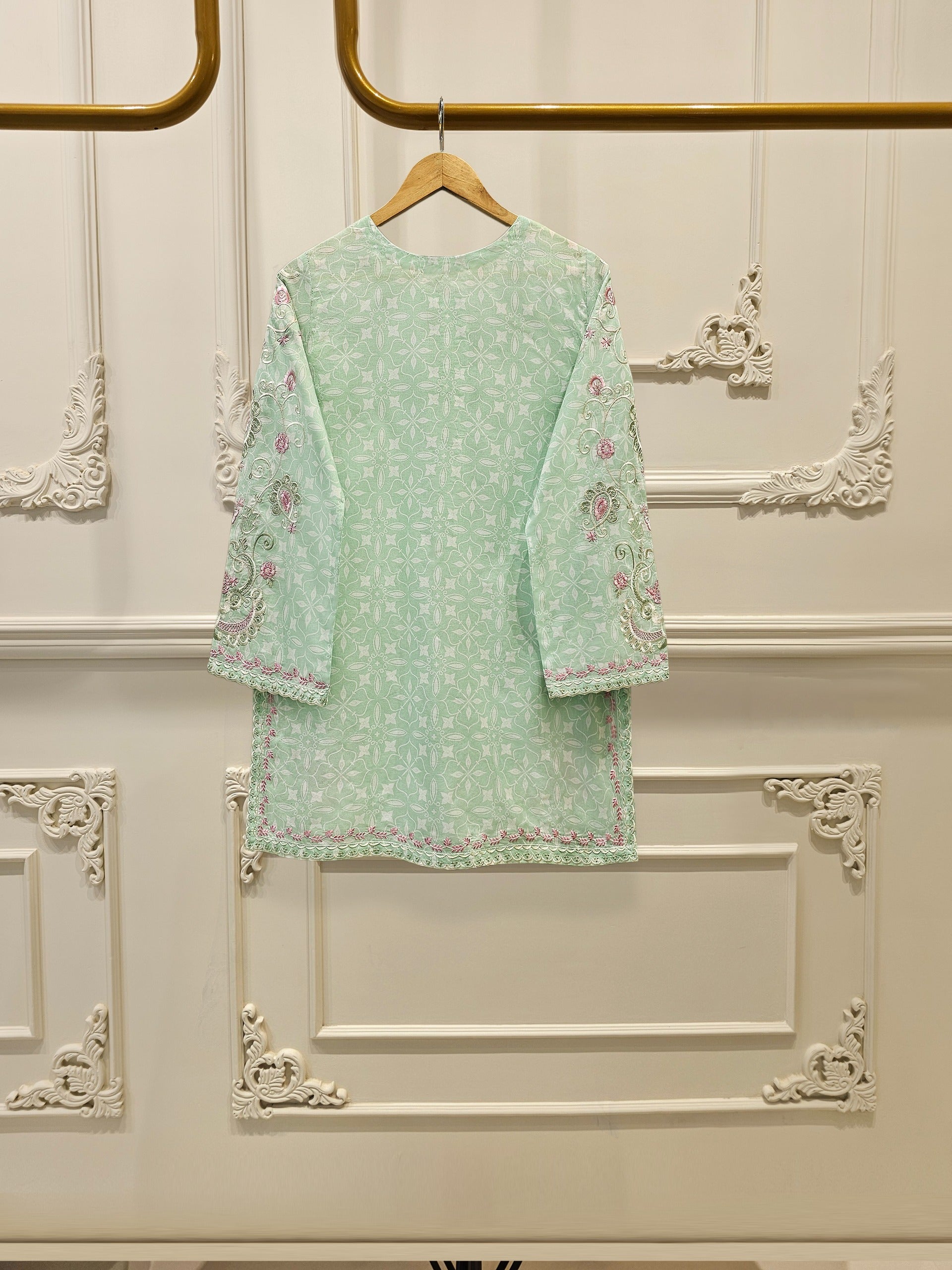 2 Piece - Digital Printed Embroidered Lawn Suit S111642 - Image 5