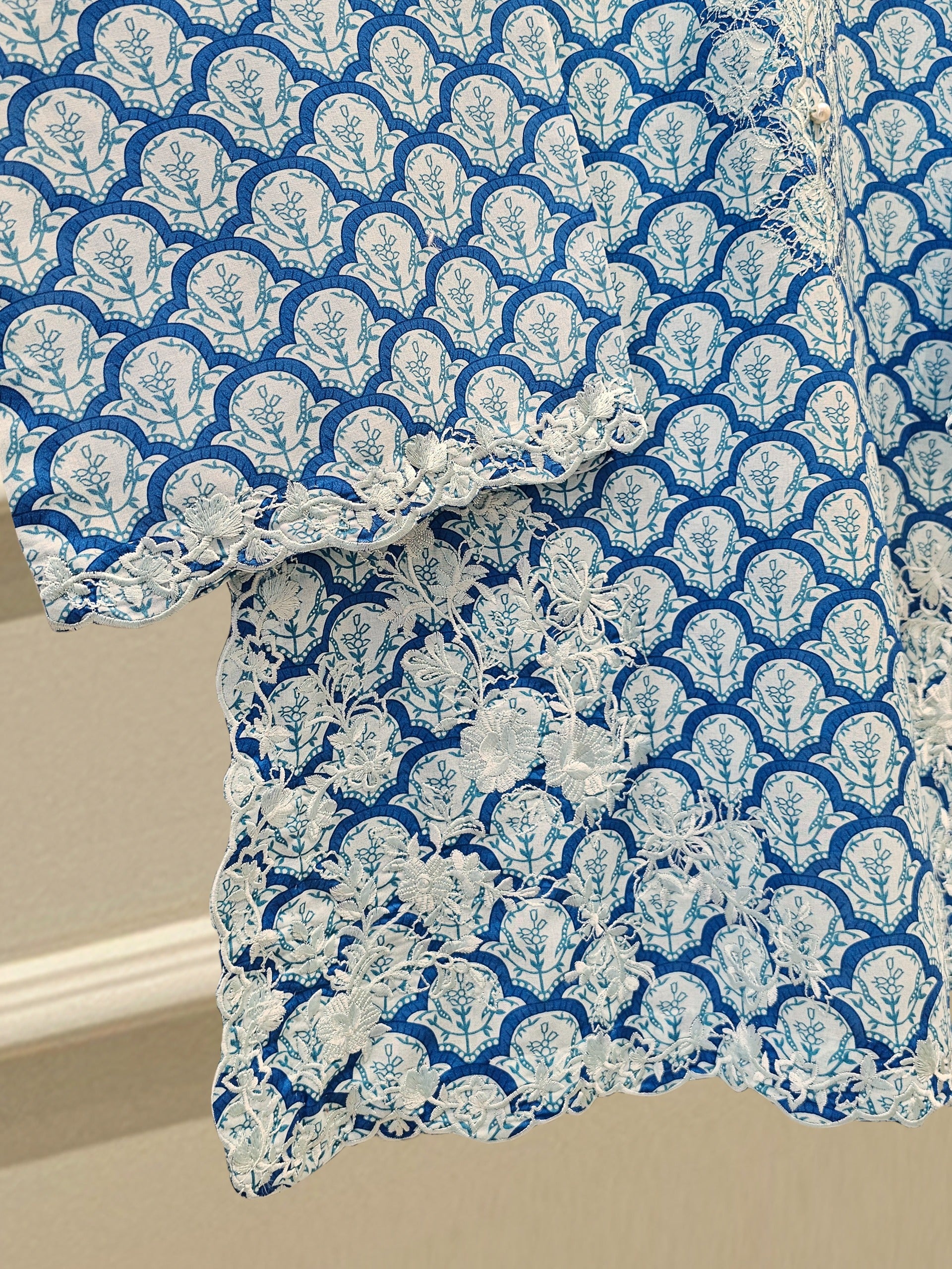 2 Piece - Digital Printed Embroidered Lawn Suit S111647 - Image 2