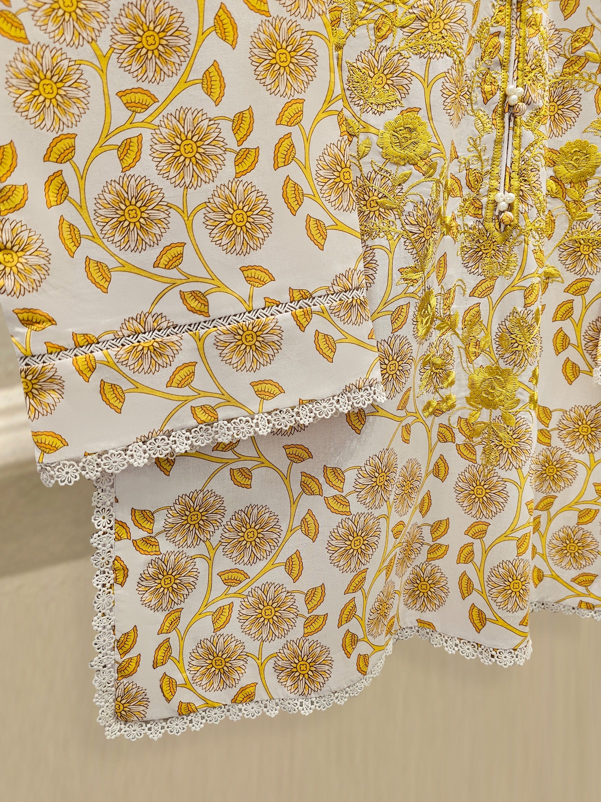 2 Piece - Digital Printed Embroidered Lawn Suit S111672 - Image 4