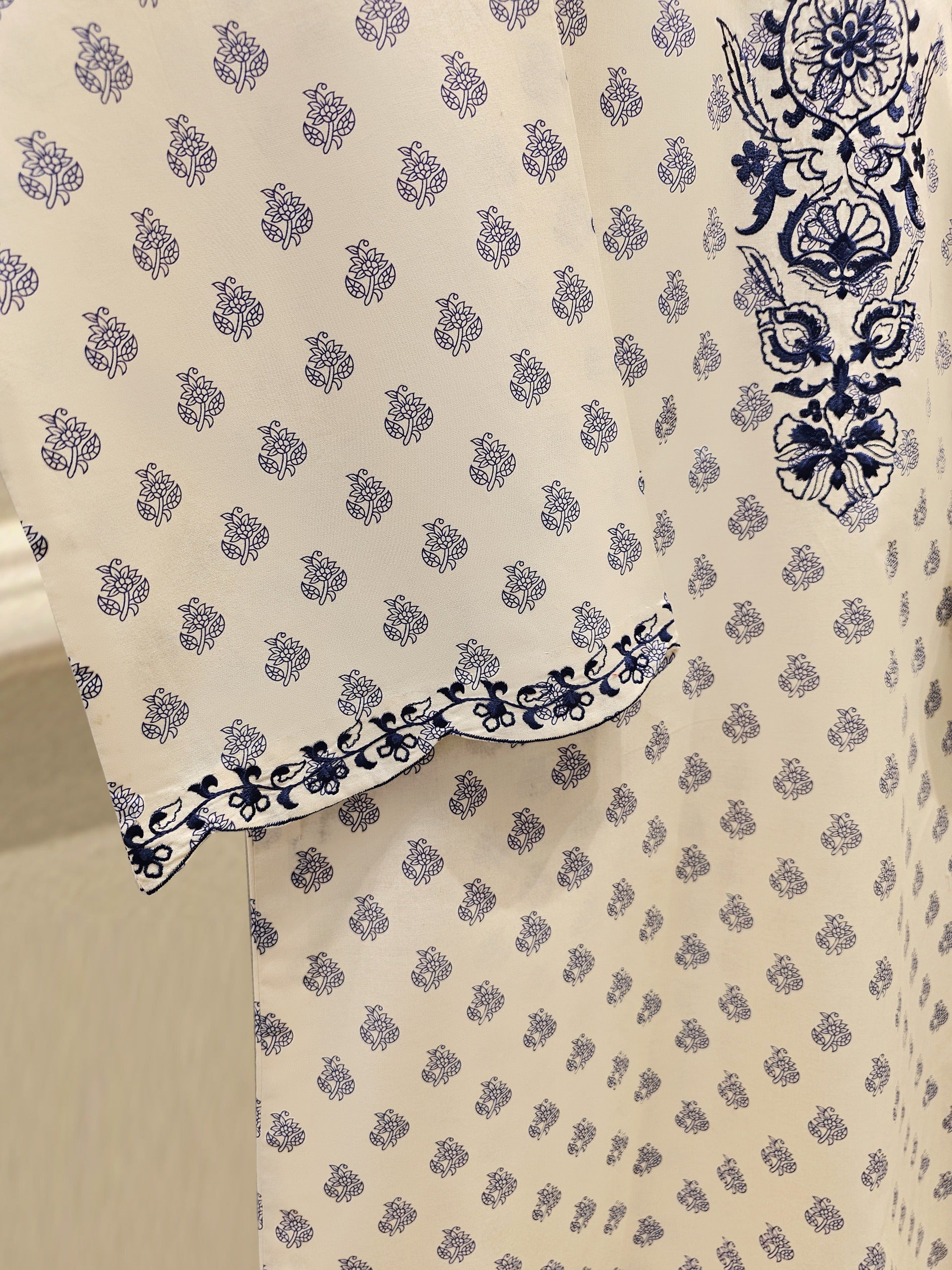 2 Piece - Digital Printed Embroidered Lawn Suit S111675 - Image 5