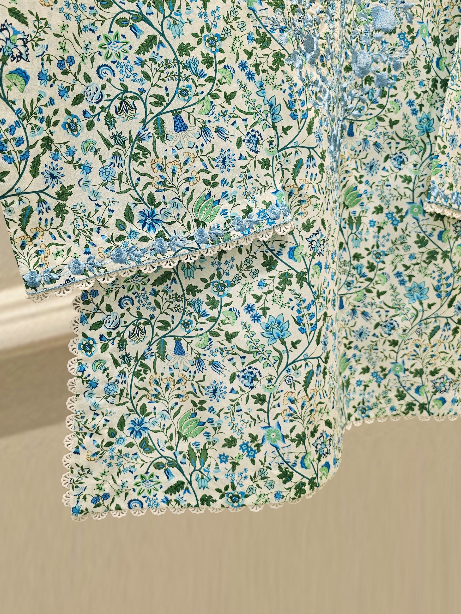 2 Piece - Digital Printed Embroidered Lawn Suit S111685 - Image 4