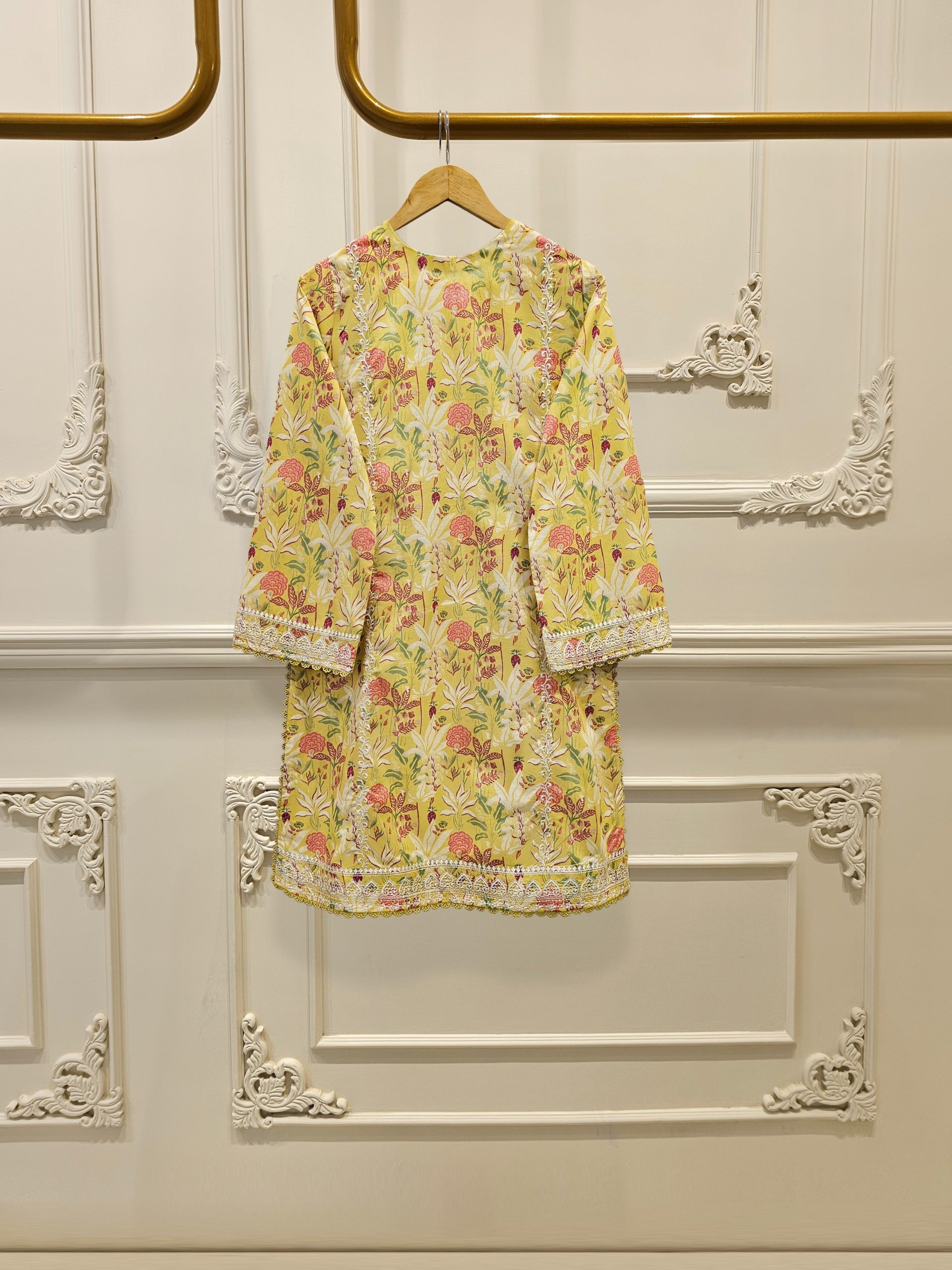 2 Piece - Digital Printed Embroidered Lawn Suit S111690 - Image 5