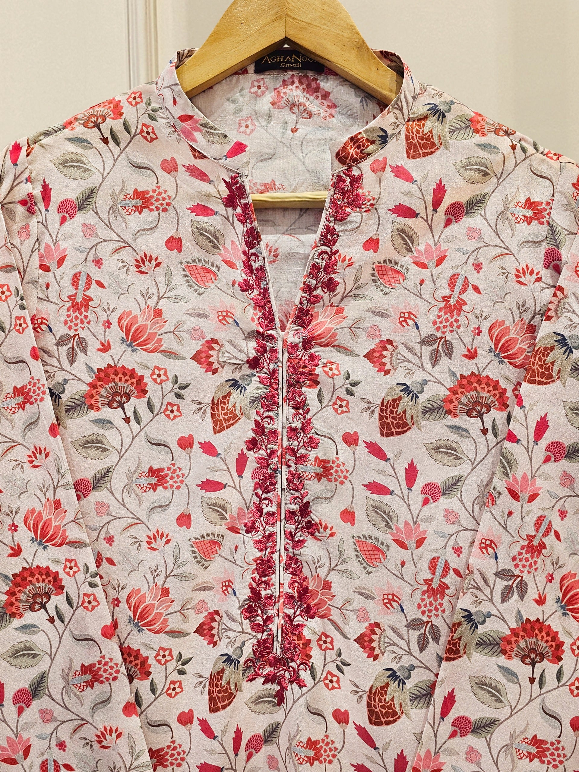 2 Piece - Digital Printed Embroidered Lawn Suit S111709 - Image 3
