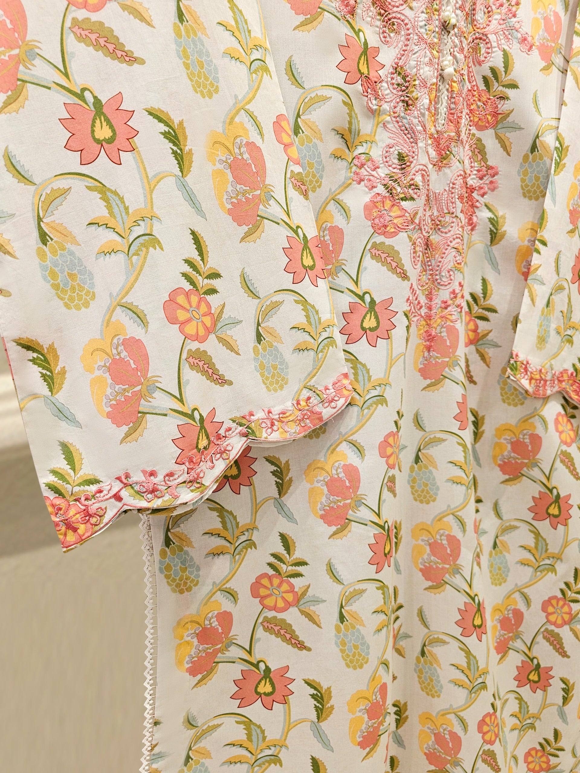 2 Piece - Digital Printed Embroidered Lawn Suit S111717 - Image 4