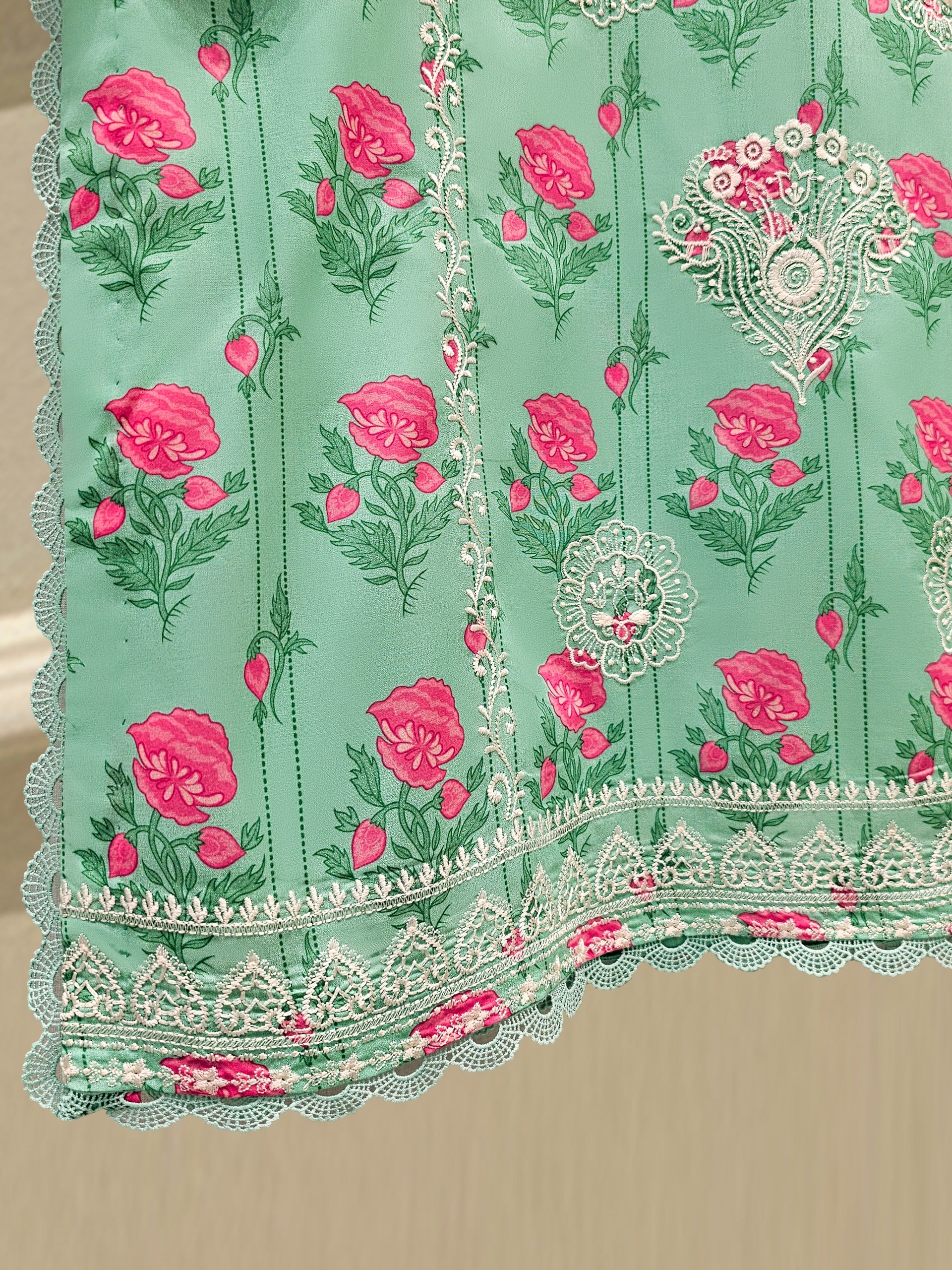 Digital Printed Embroidered Lawn Shirt S111740 - Image 3
