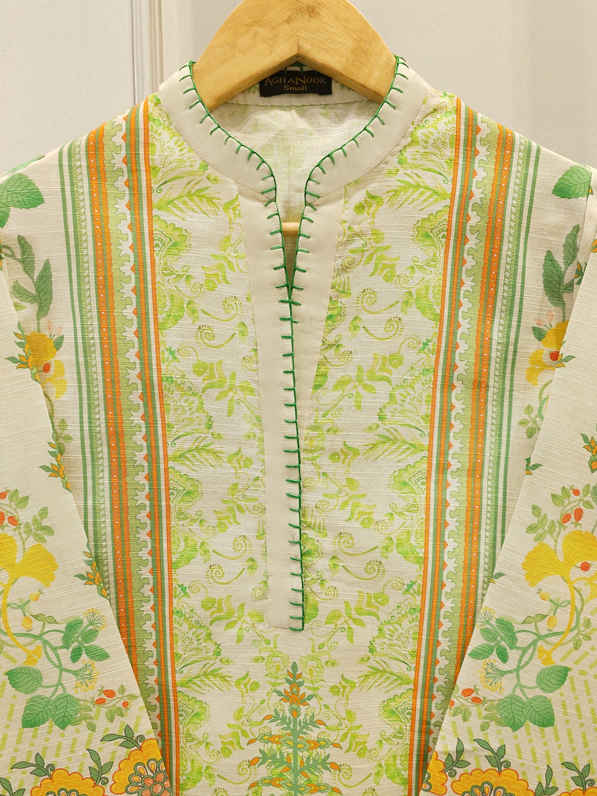 2 Piece - Digital Printed Khaddar Suit S112452 - Image 2