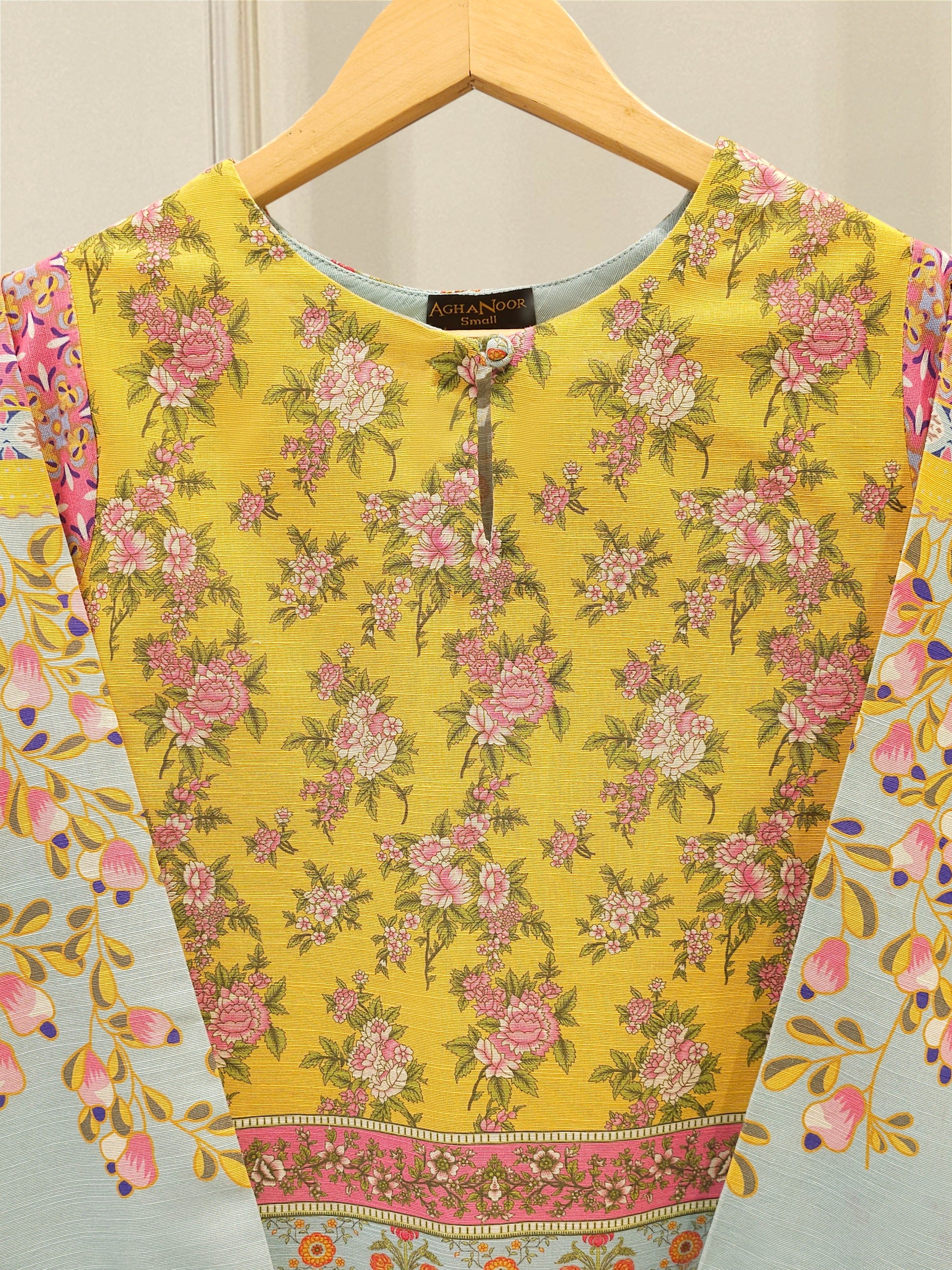 2 Piece - Digital Printed Khaddar Suit S112480 - Image 2