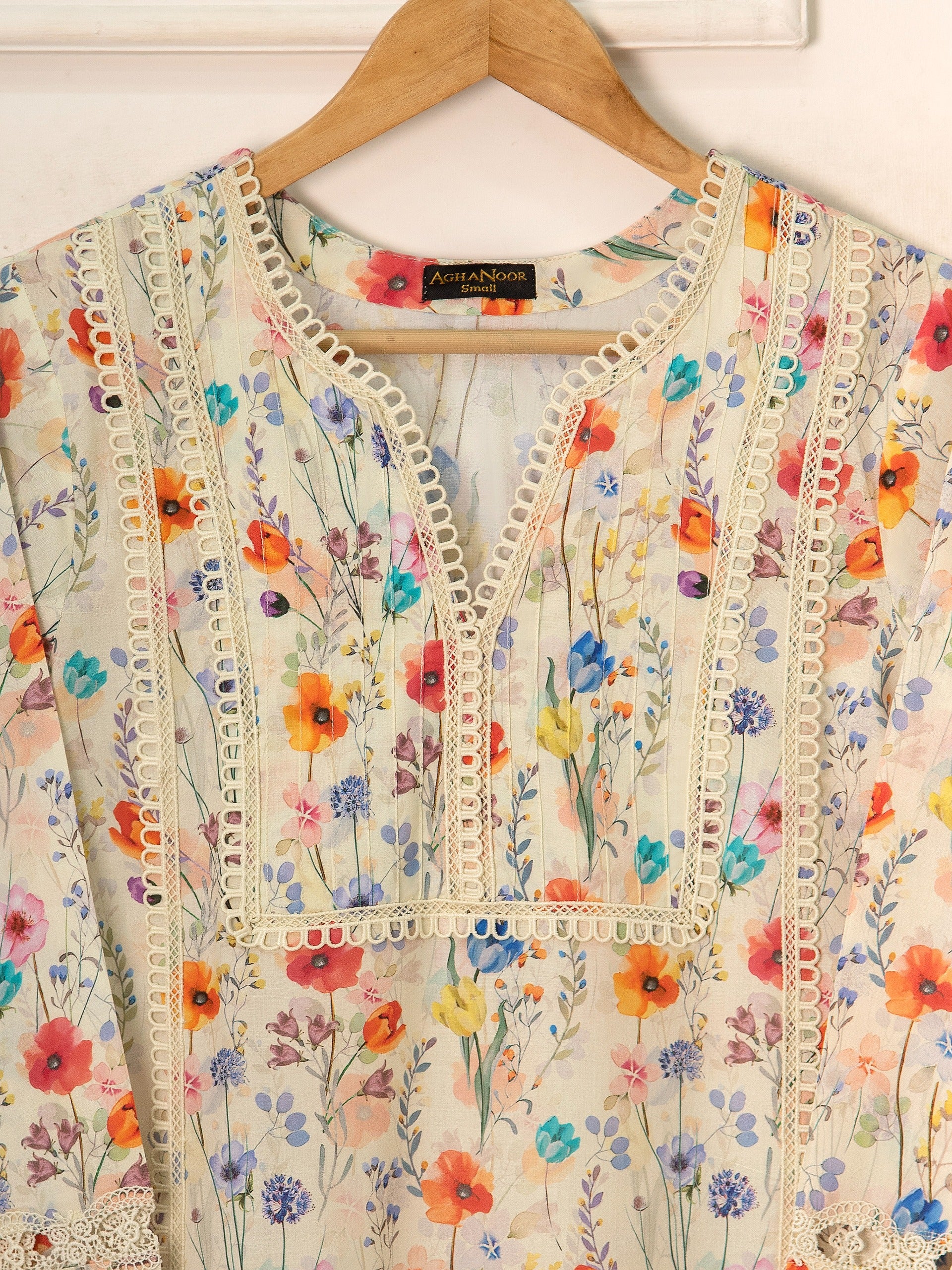 2 Piece - Digital Printed Lawn Suit S111554 - Image 2