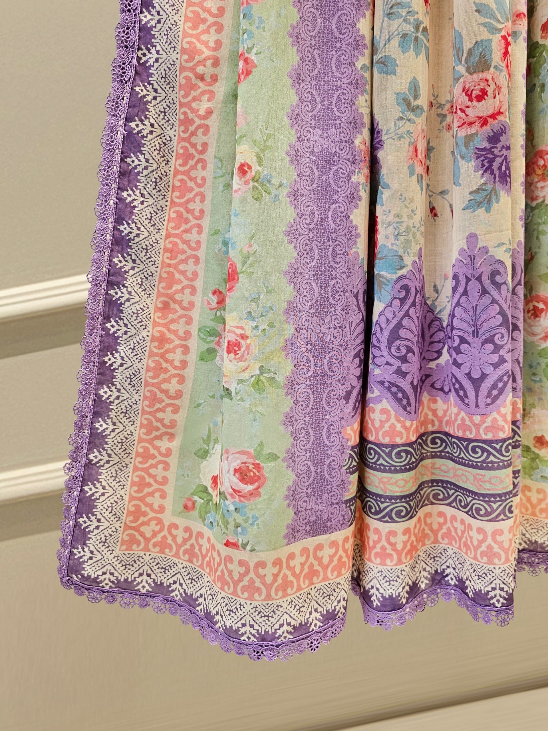 2 Piece - Digital Printed Lawn Suit S111630 - Image 9