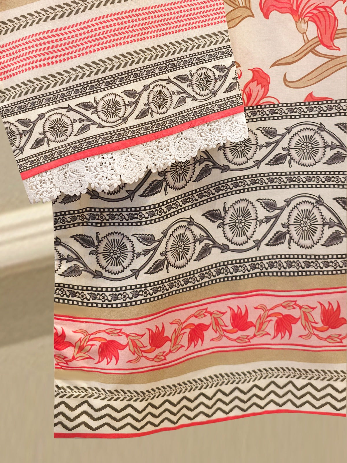 2 Piece - Digital Printed Lawn Suit S112096 - Image 3
