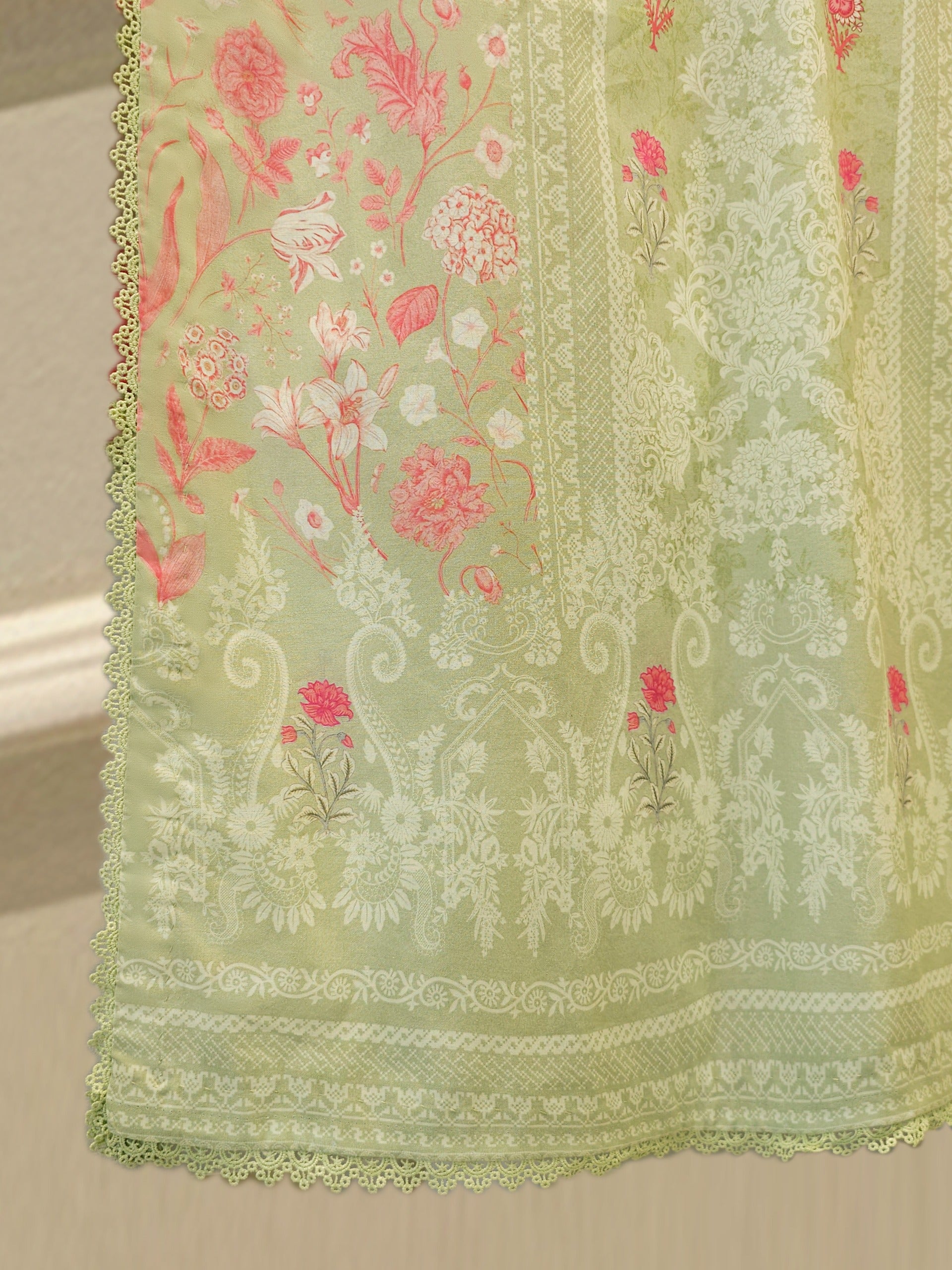 2 Piece - Digital Printed Lawn Suit S112246 - Image 4