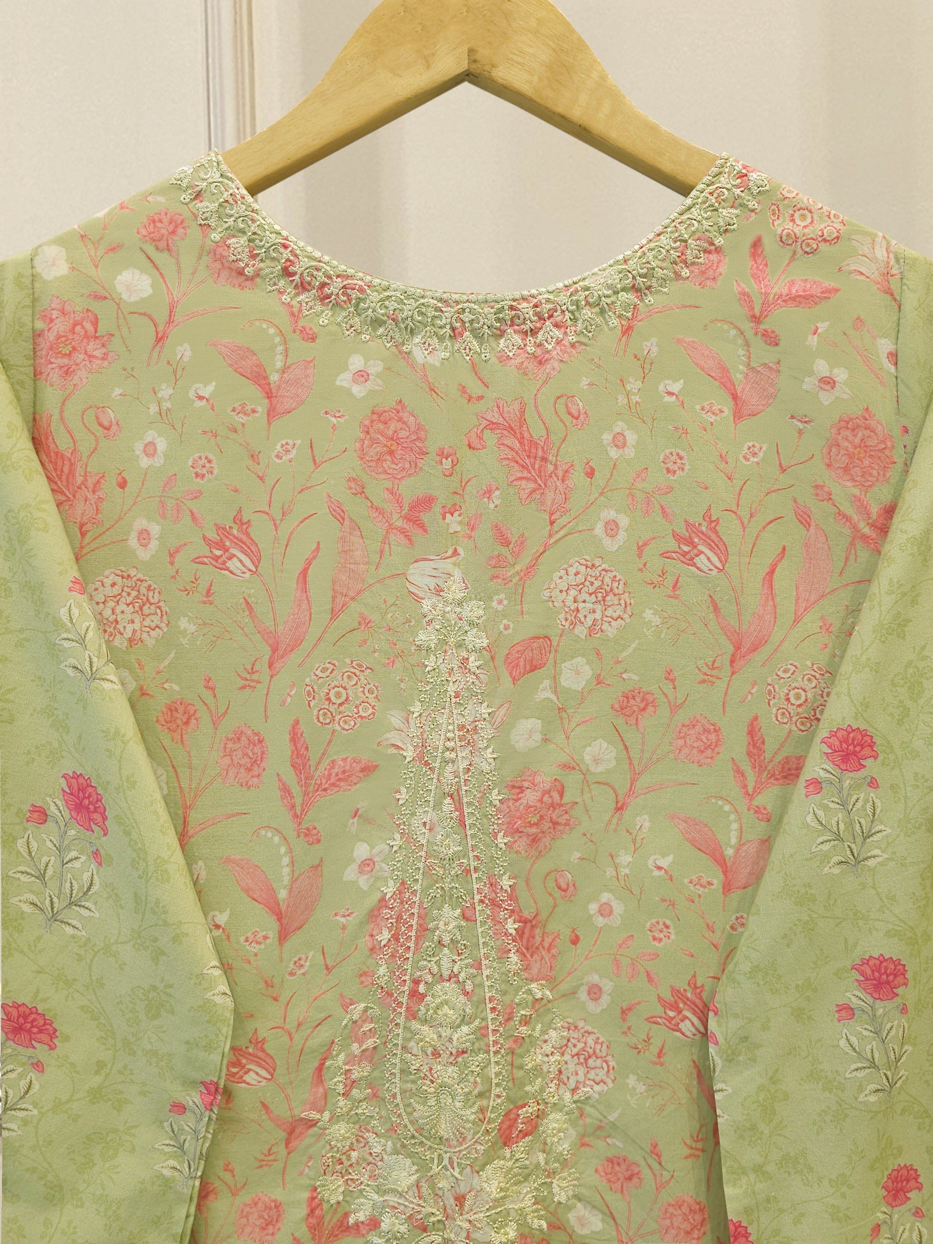 2 Piece - Digital Printed Lawn Suit S112246 - Image 6