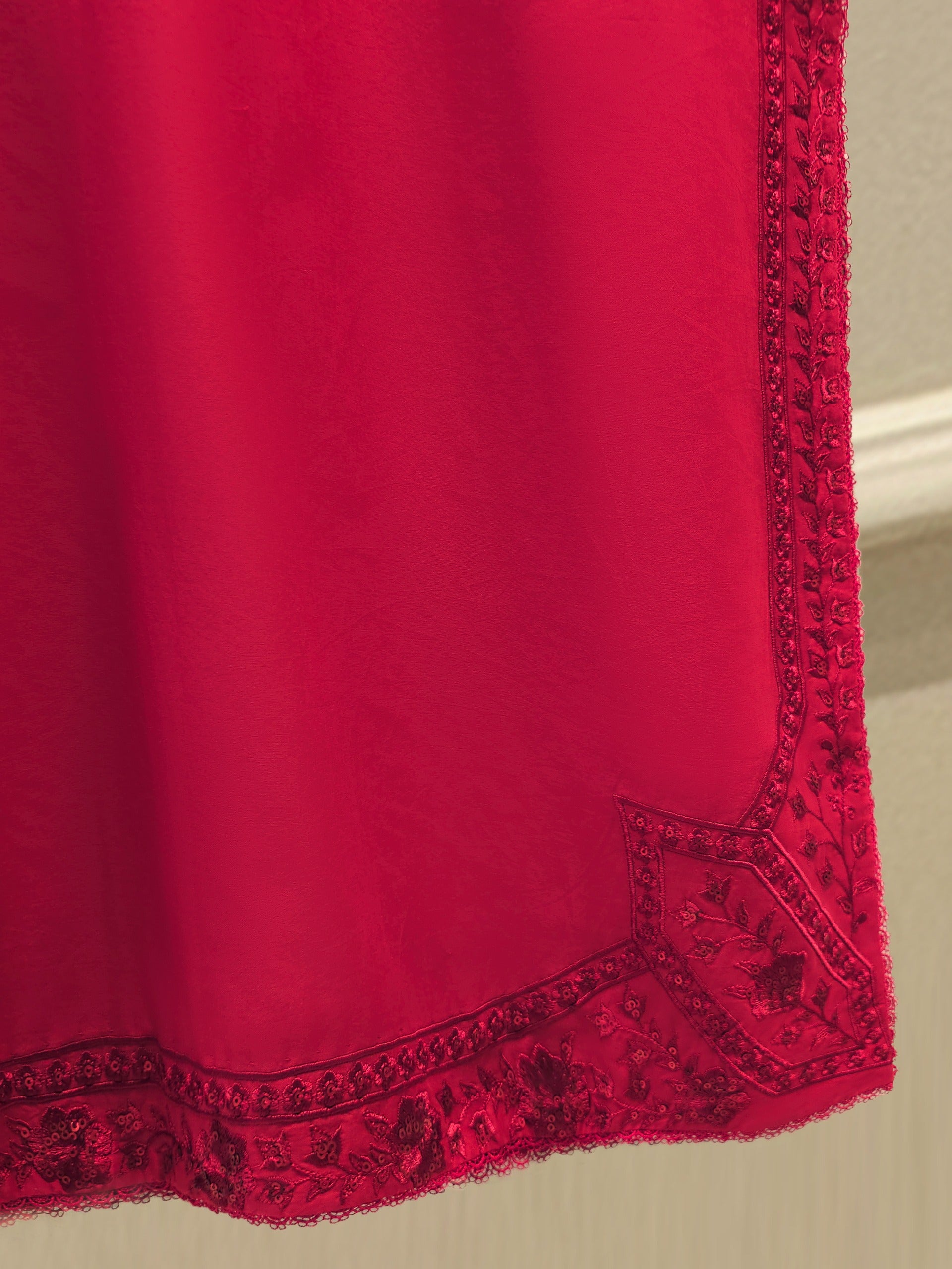 2 Piece - Embroidered Cambric Suit S112676 - Image 4