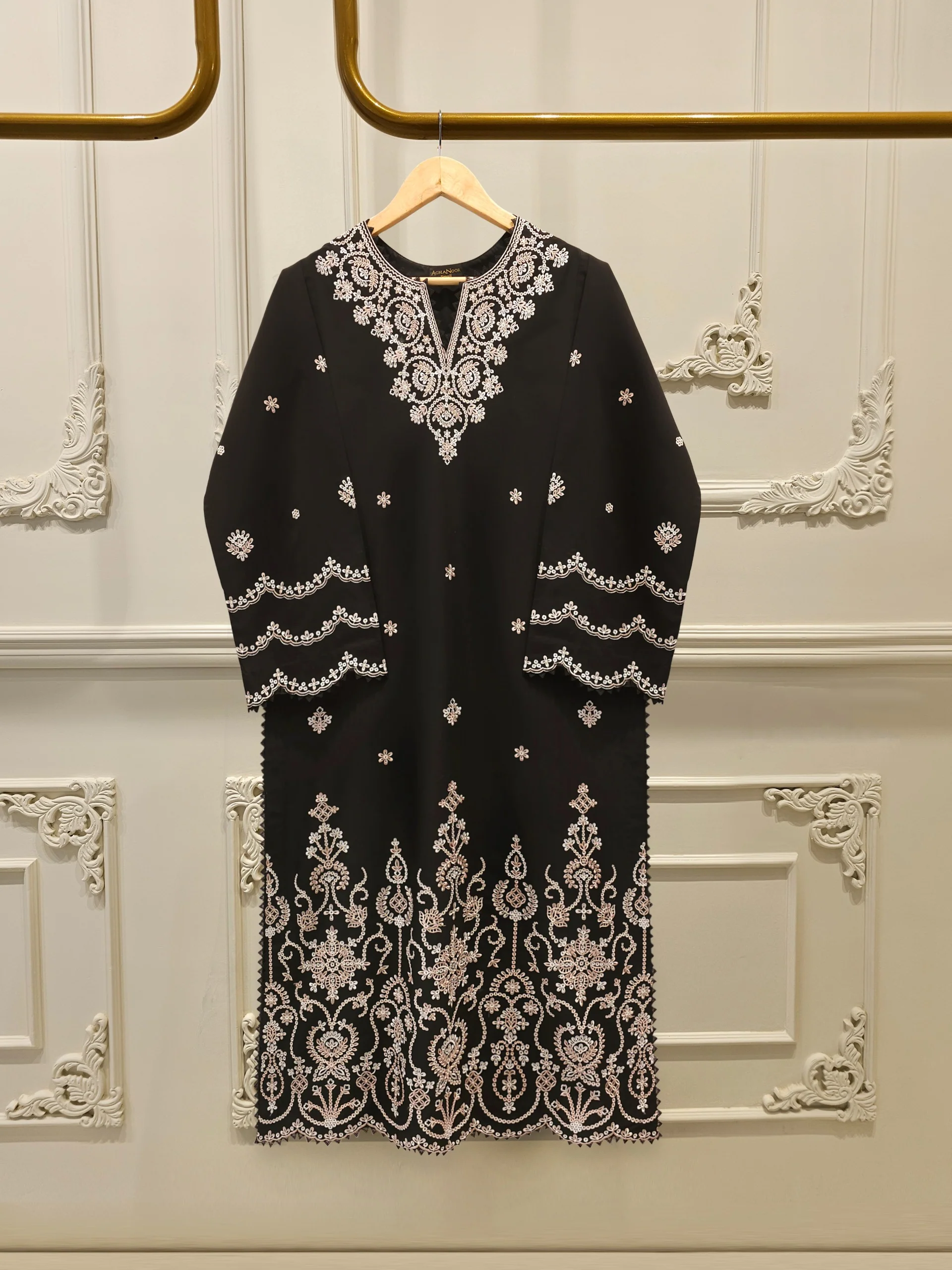 2 Piece - Embroidered Cambric Suit  S112769