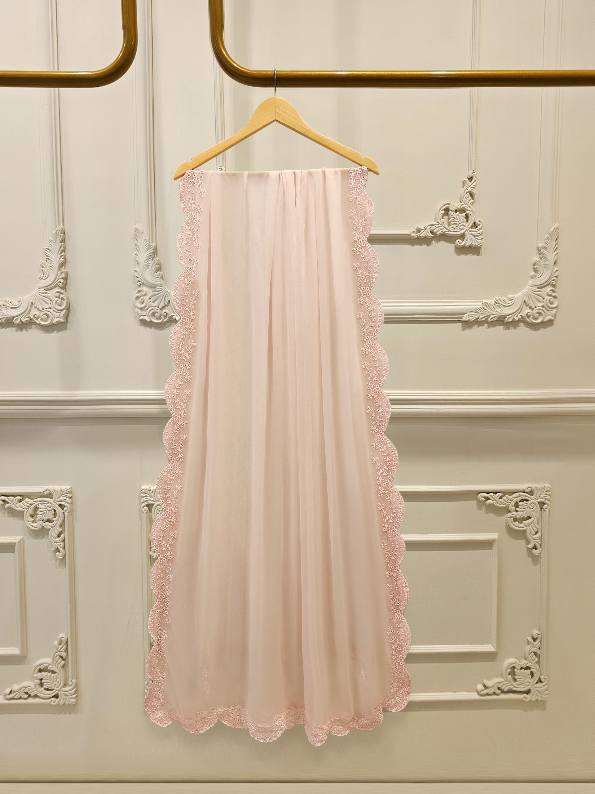 2 Piece - Embroidered Cambric Suit  S113008 - Image 2