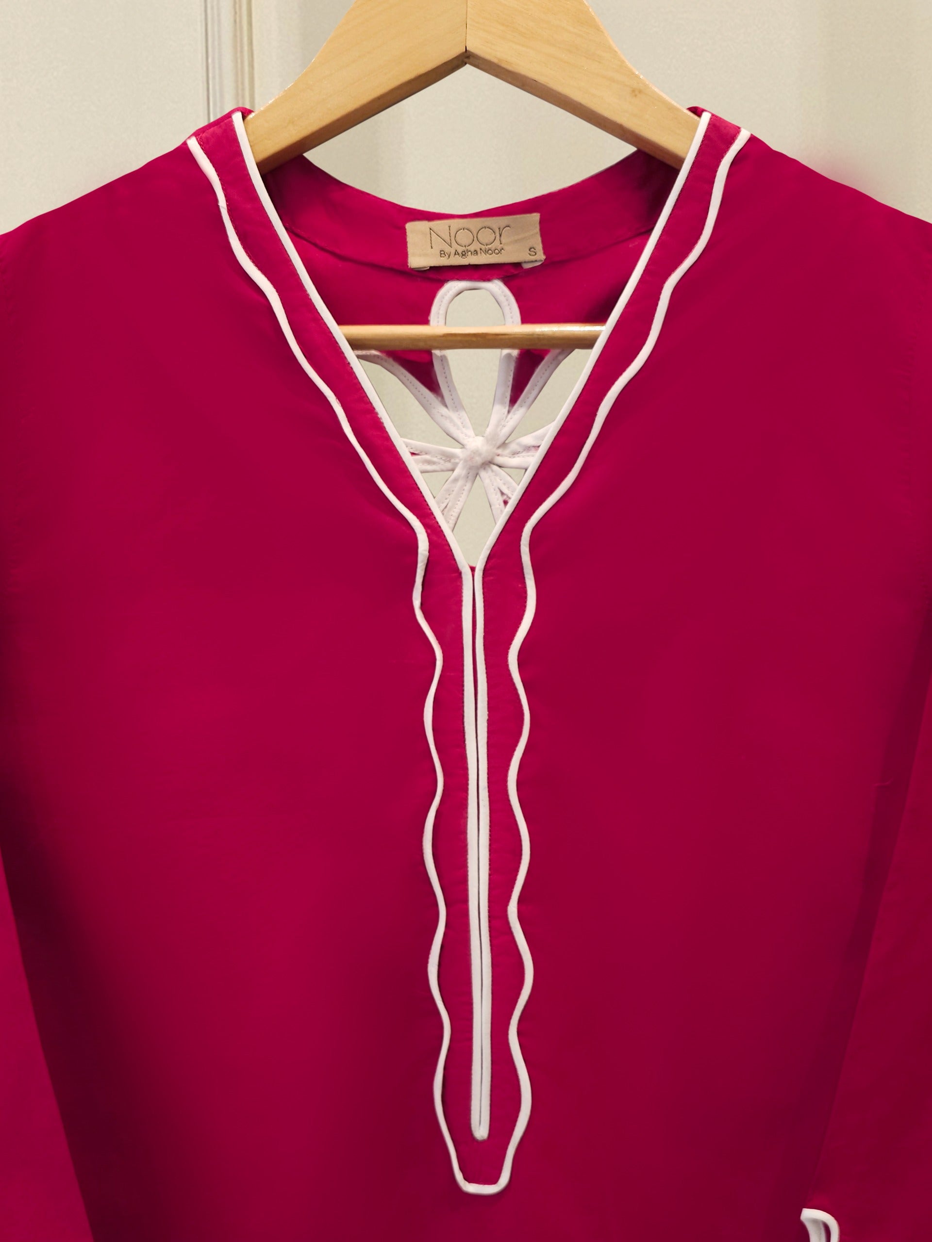 2 Piece - Embroidered Cambric Suit WS00237 - Image 2