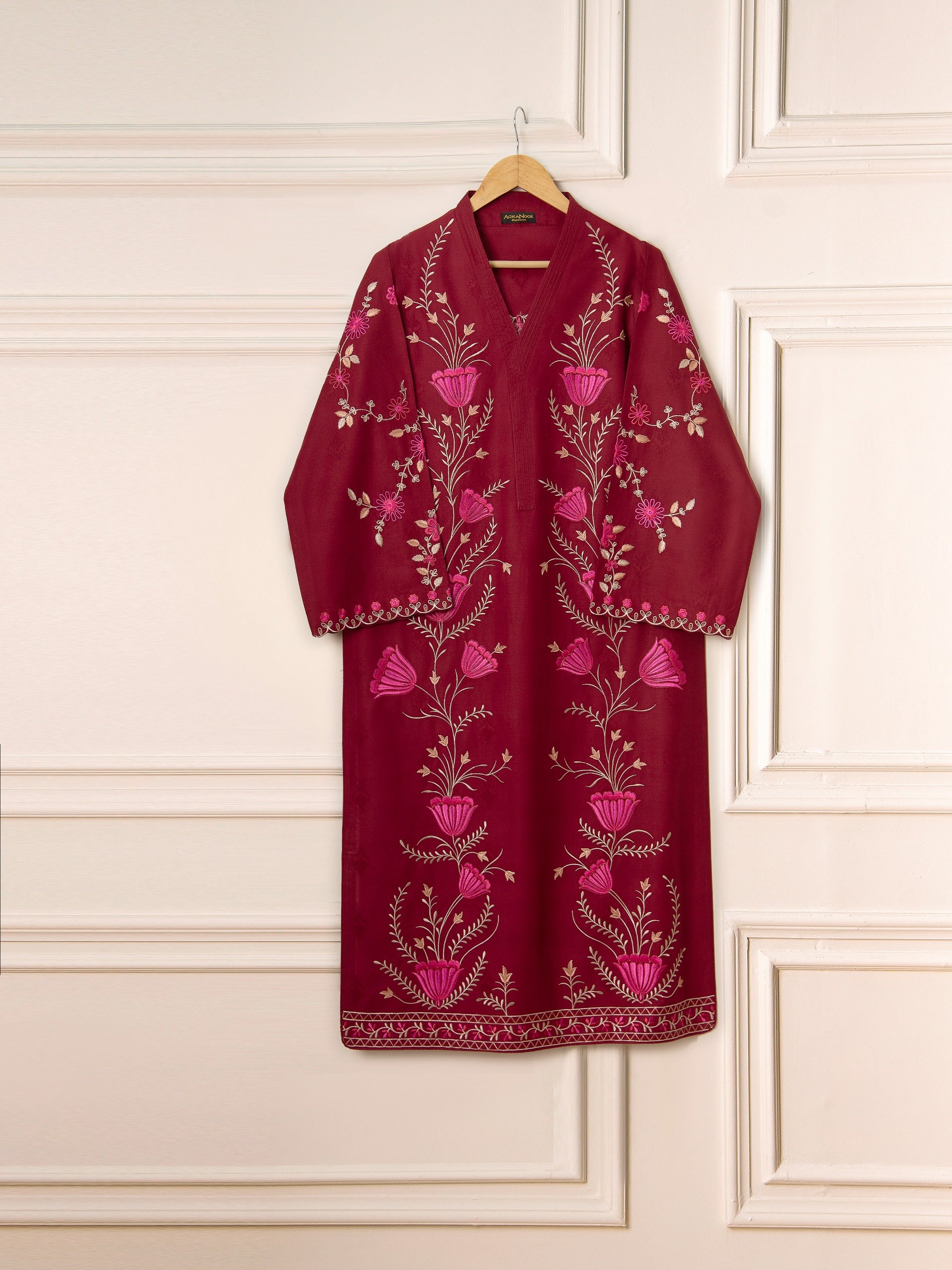 2 Piece - Embroidered Jacquard Suit S111528