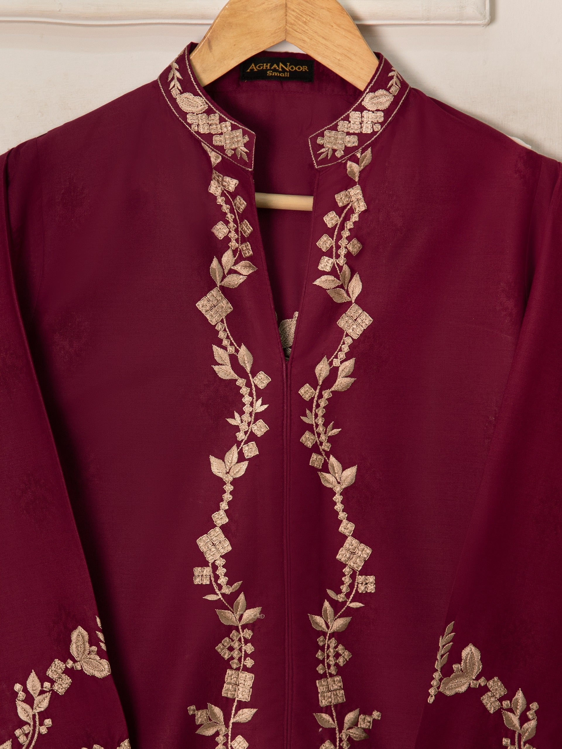 2 Piece - Embroidered Jacquard Suit S111581 - Image 3