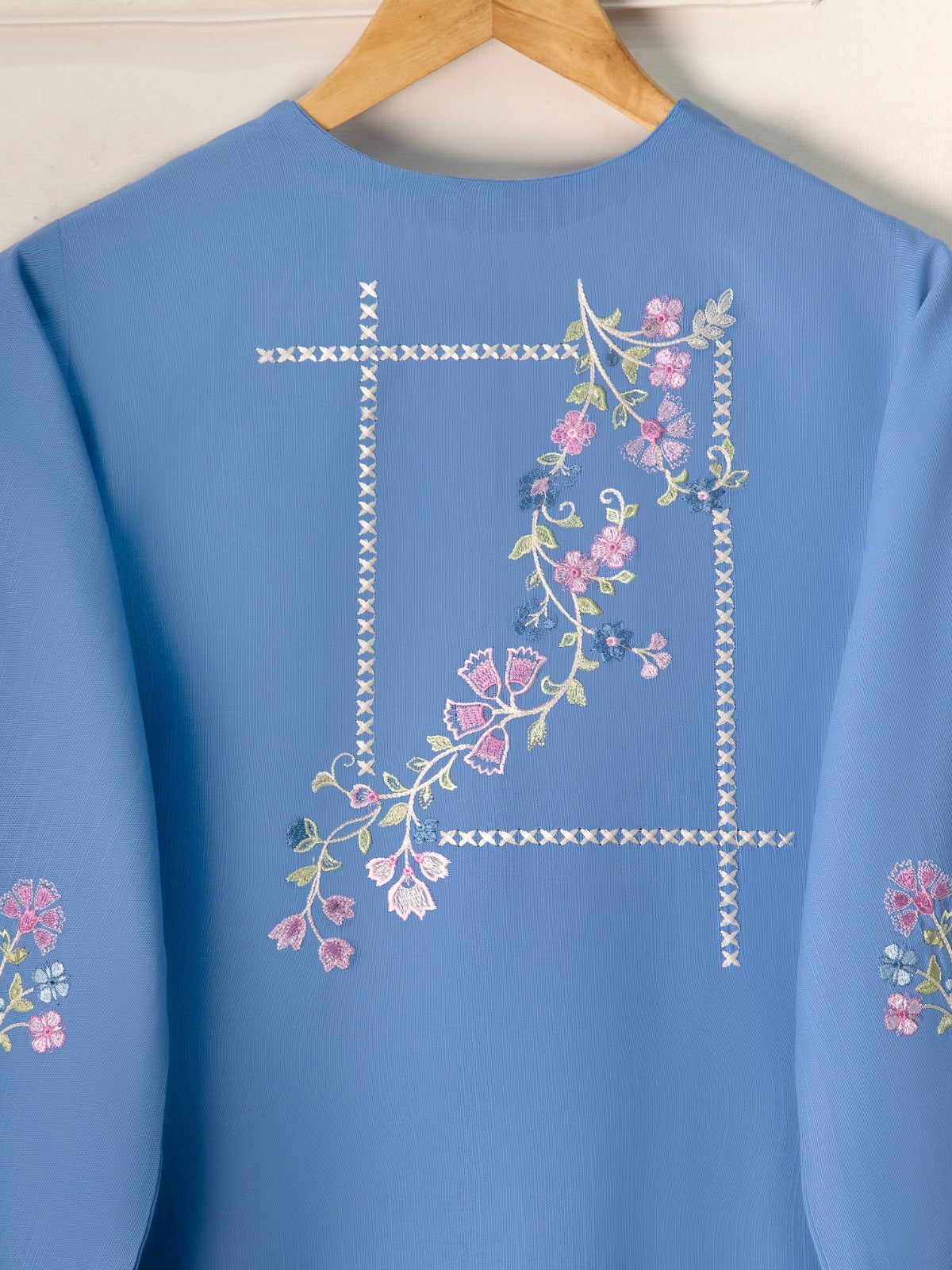 2 Piece - Embroidered Khaddar Suit S111107 - Image 6