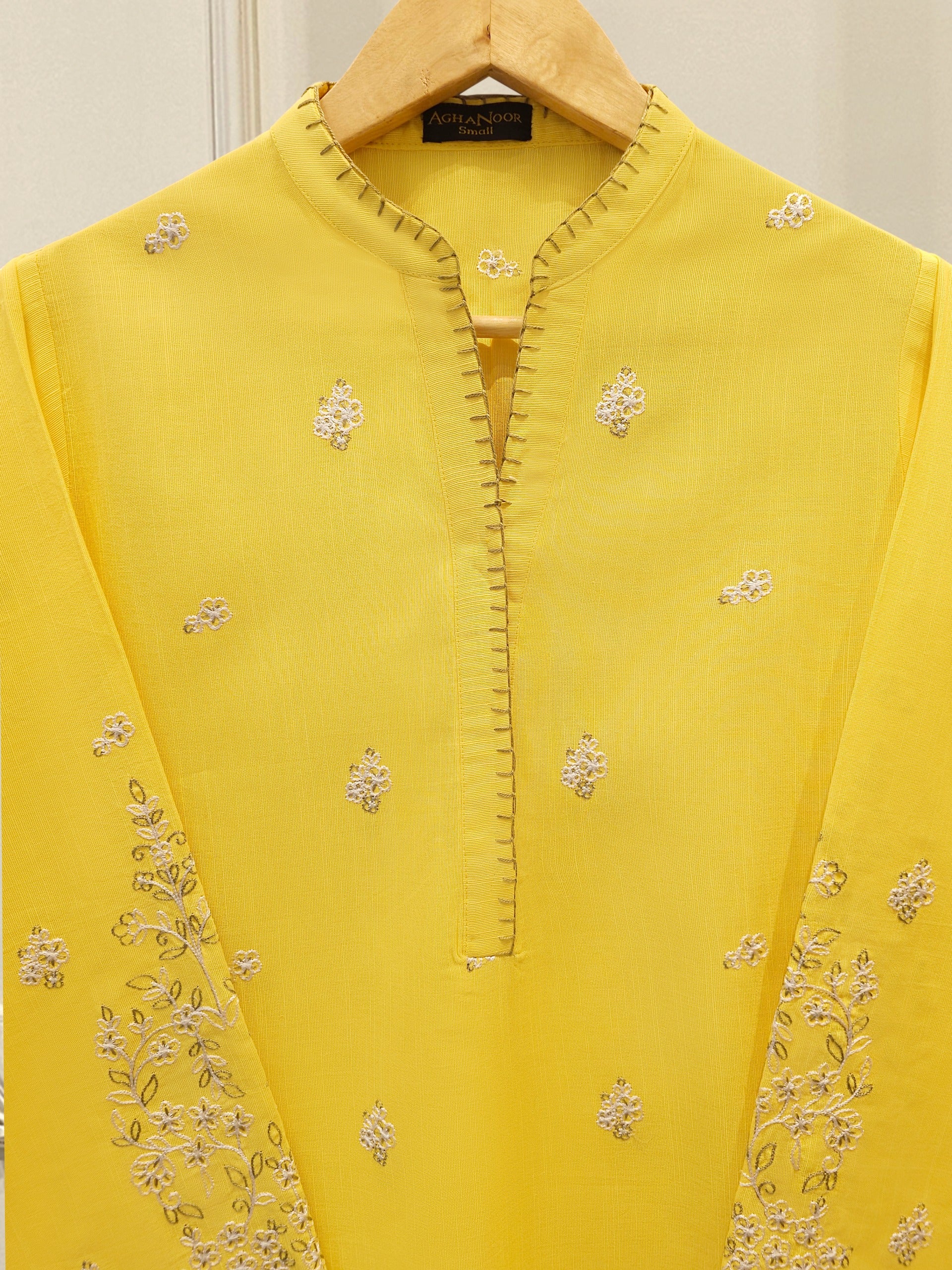 2 Piece - Embroidered  Khaddar Suit S112512 - Image 2