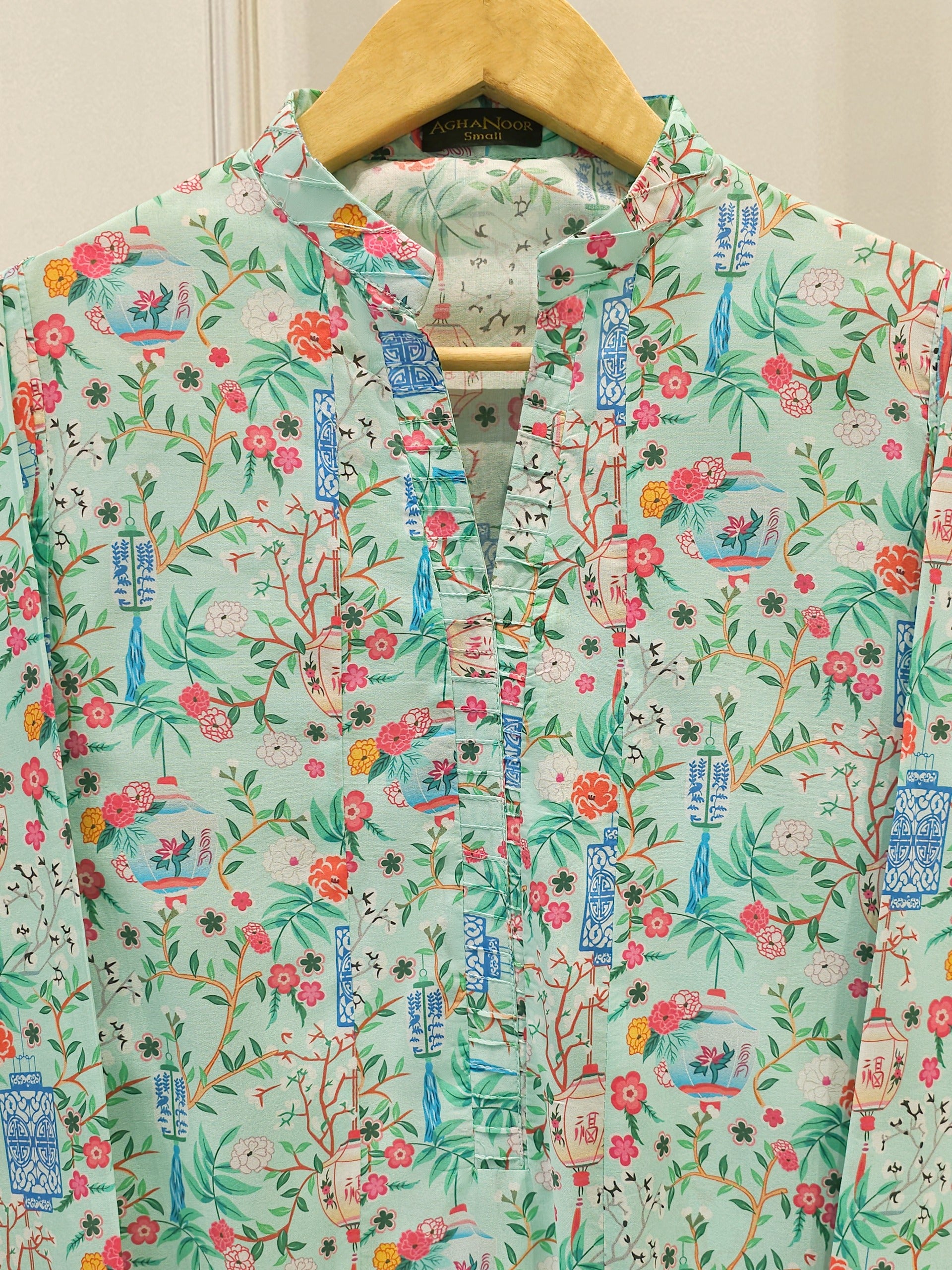 2 Piece - Digital Printed Lawn Suit S112372 - Image 2