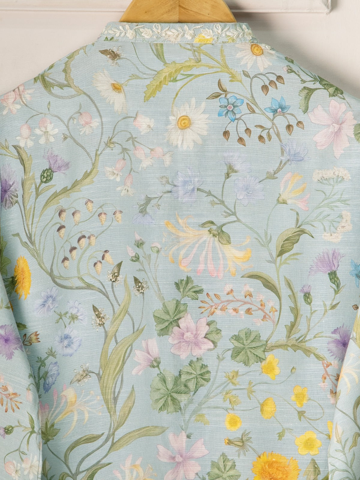 2 Piece - Embroidered Printed Khaddar Suit S110925 - Image 6