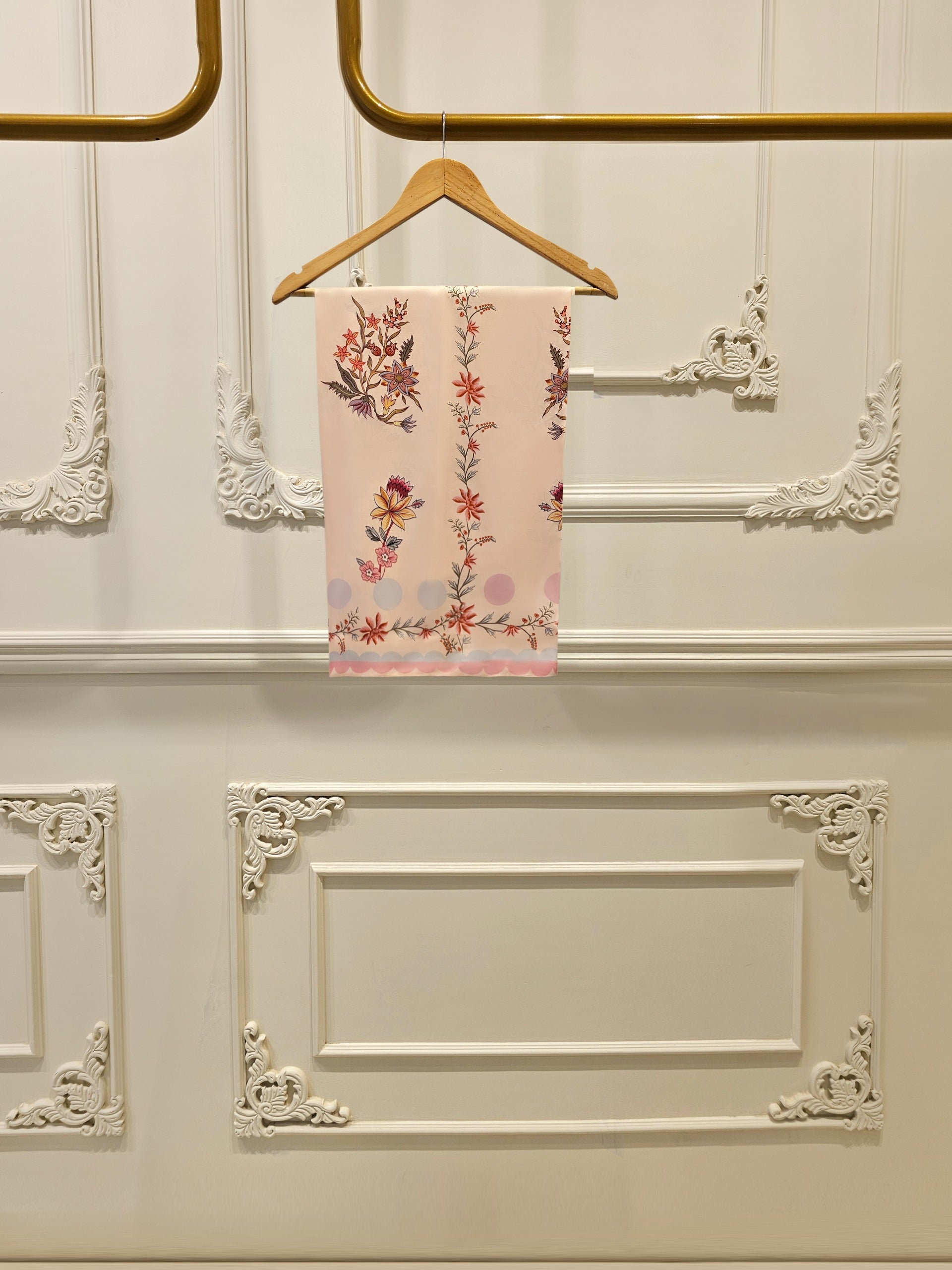 2 Piece- Printed Silk Co-ord Set S111881 - Image 6