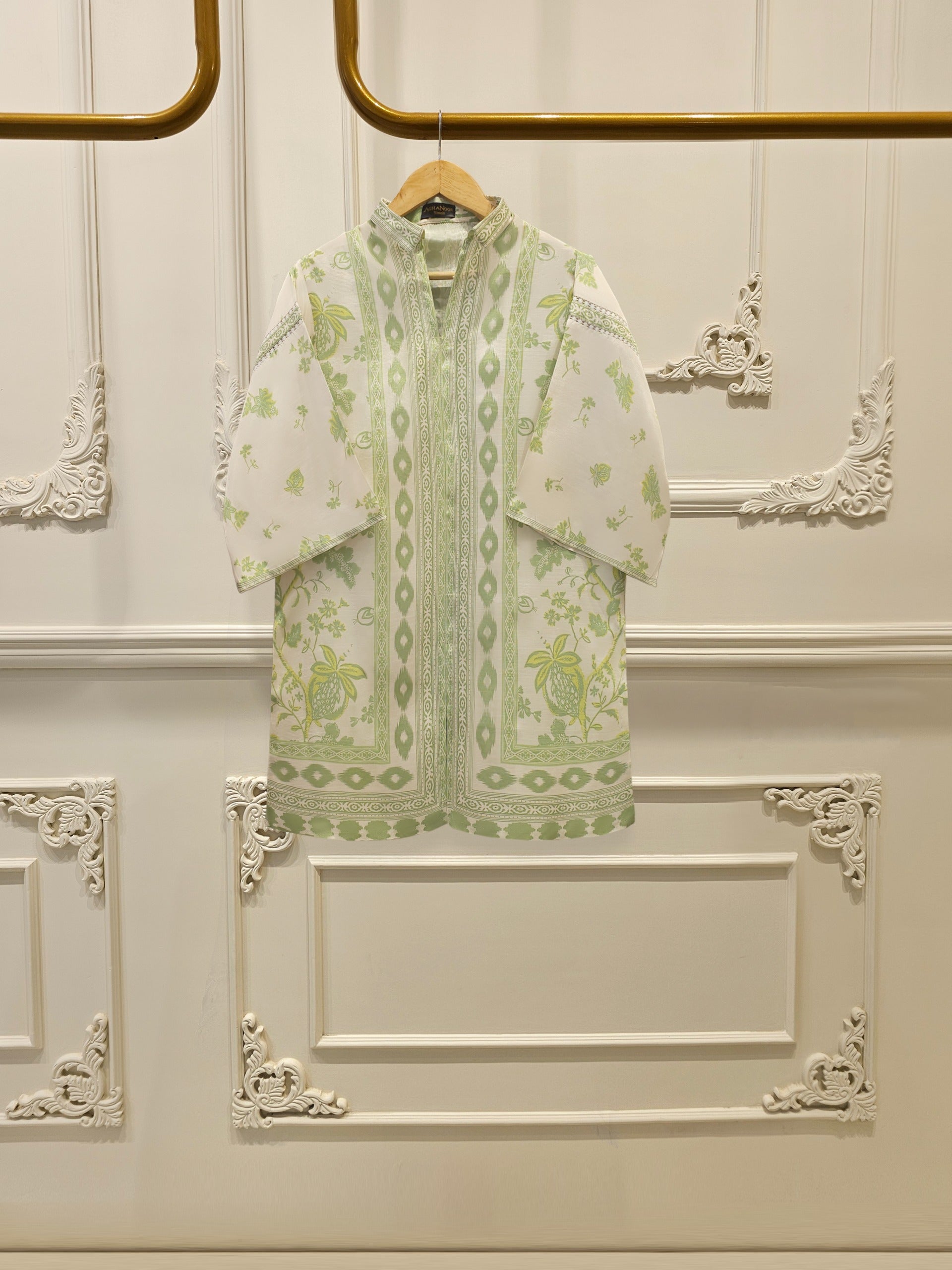 2 Piece- Printed Silk Co-ord Set S111964