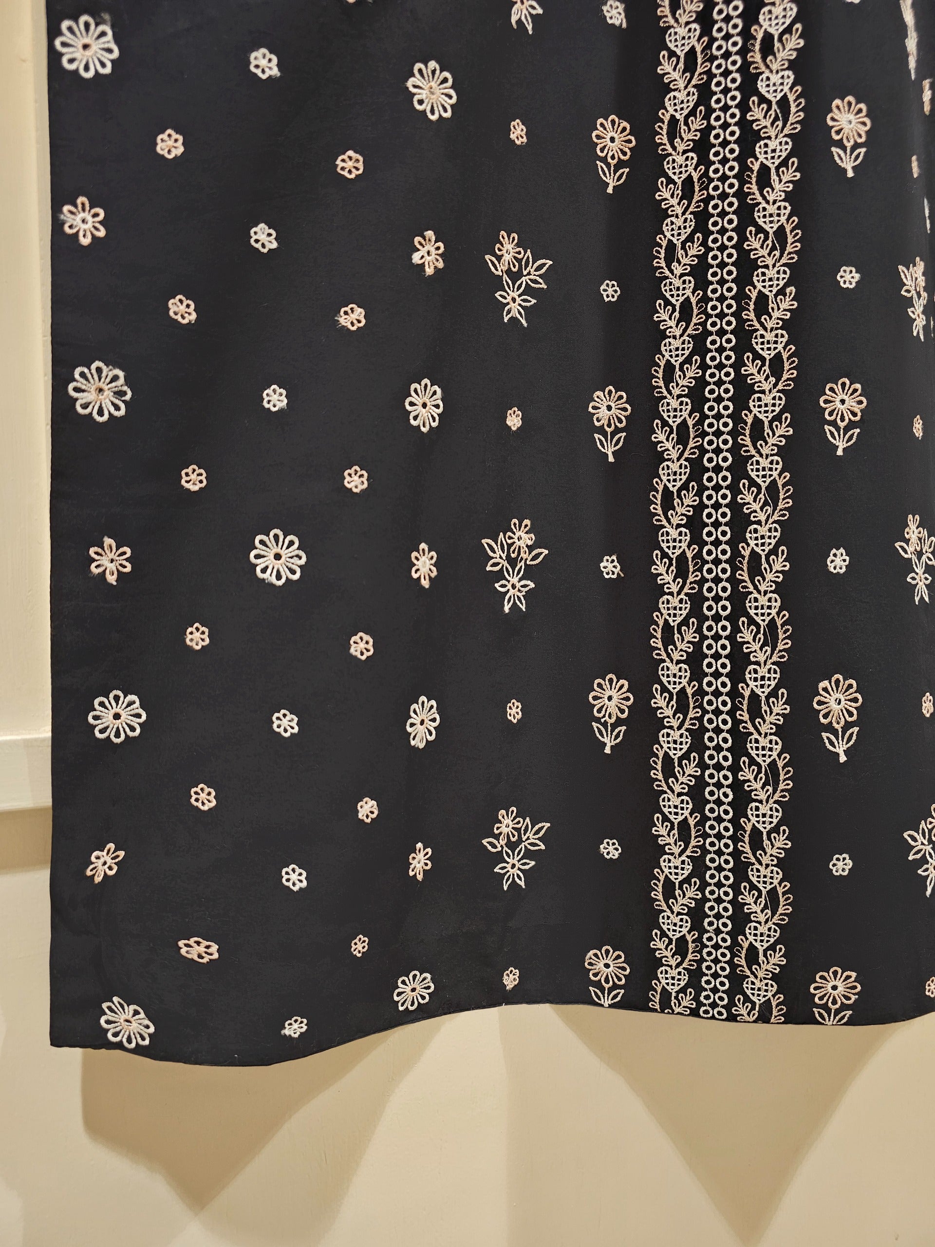 2 Piece - Pure Embroidered Cambric Suit S111354 - Image 4