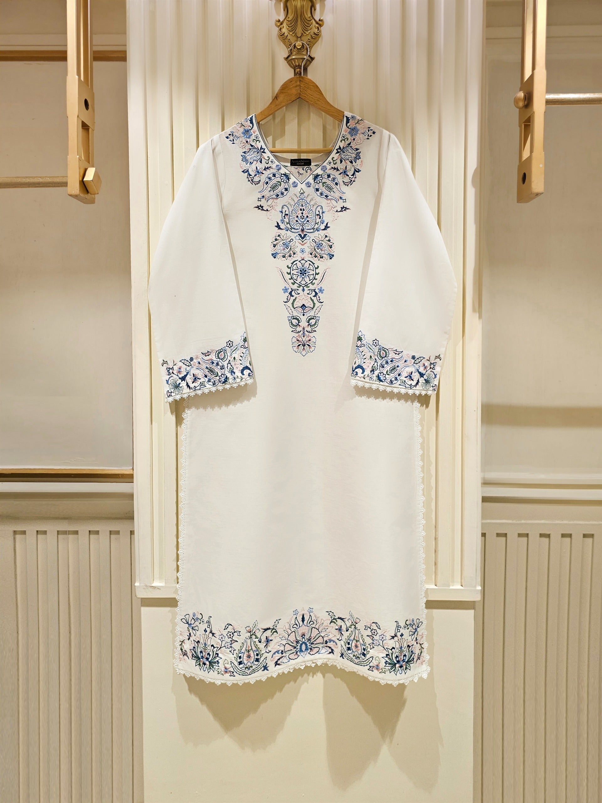 2 Piece - Pure Embroidered Lawn Suit S111369 - Image 2