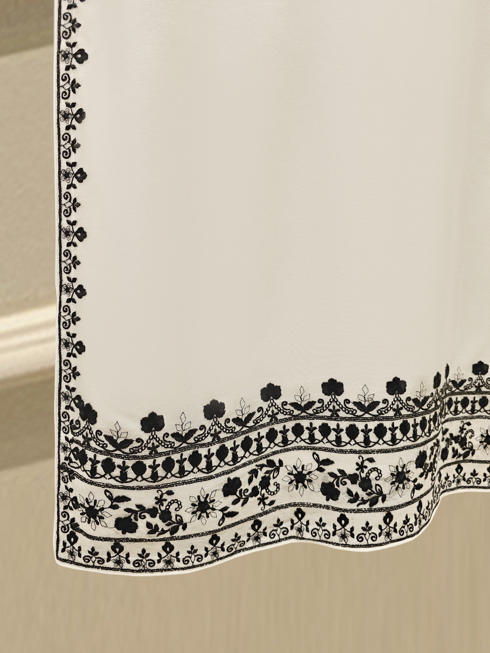 2 Piece - Pure Embroidered Cotton Net Suit S111780 - Image 6