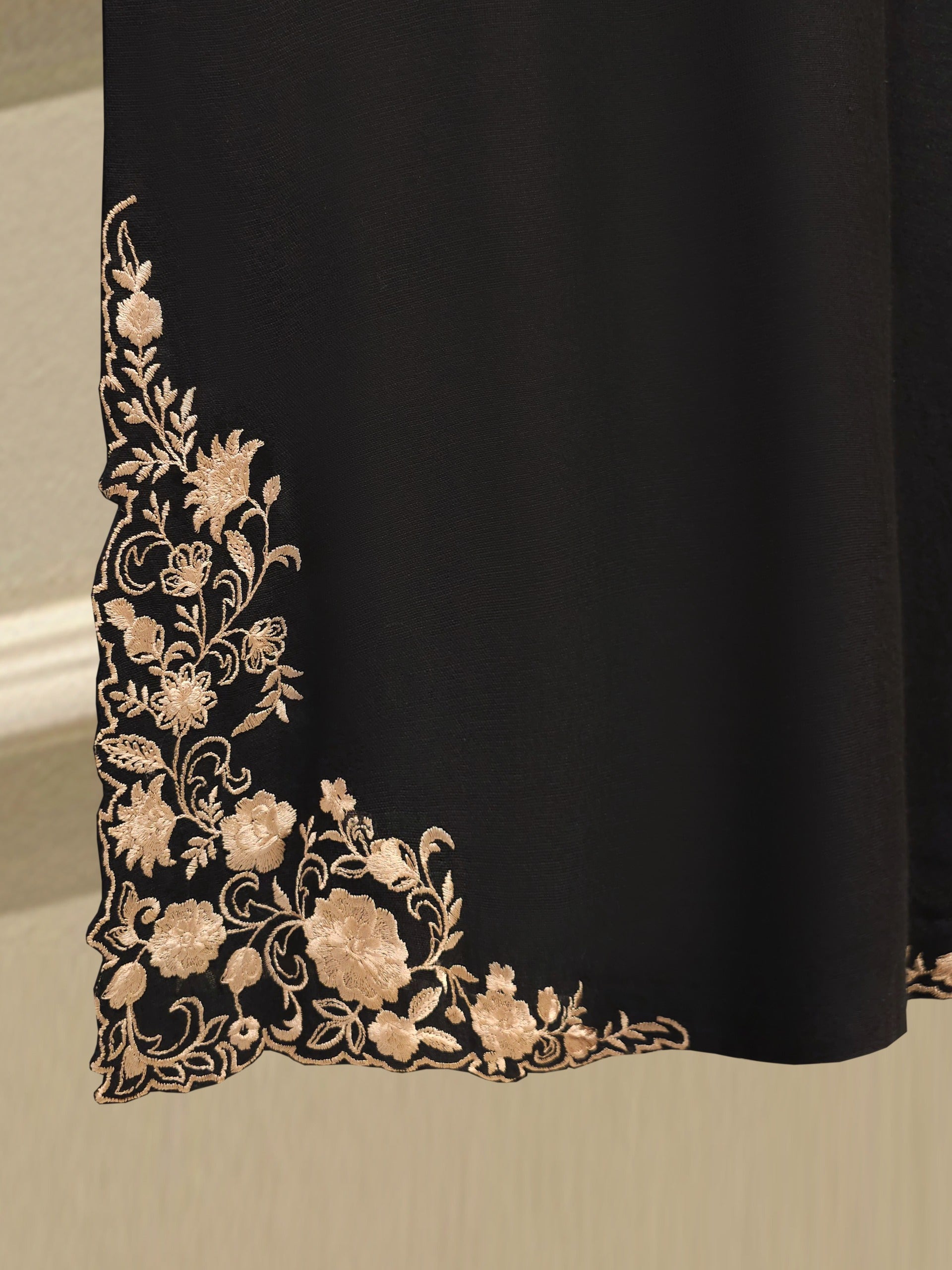 2 Piece - Pure Embroidered Cotton Net Suit S111858 - Image 5