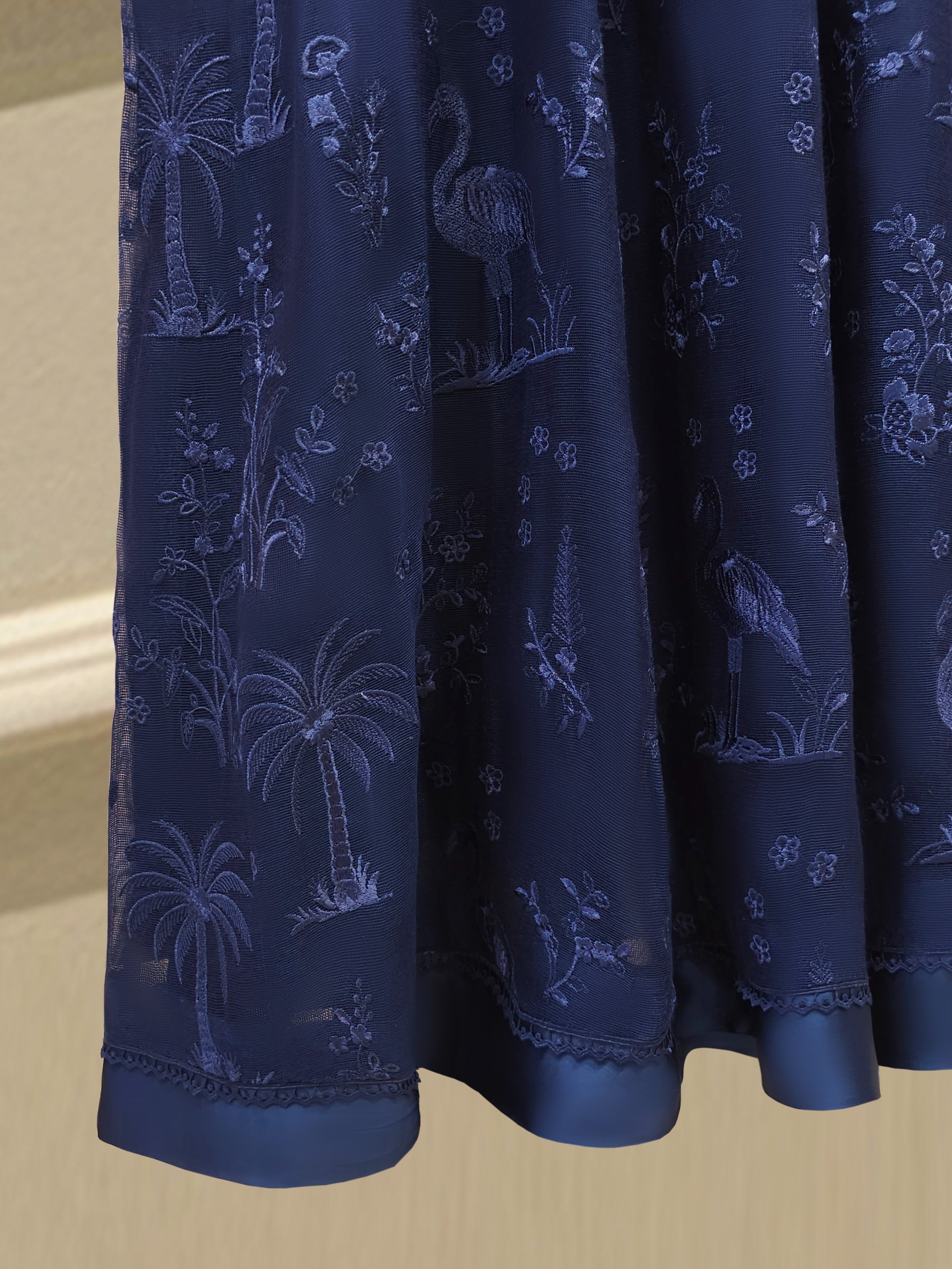 2 Piece - Pure Embroidered Cotton Net Suit S111864 - Image 4