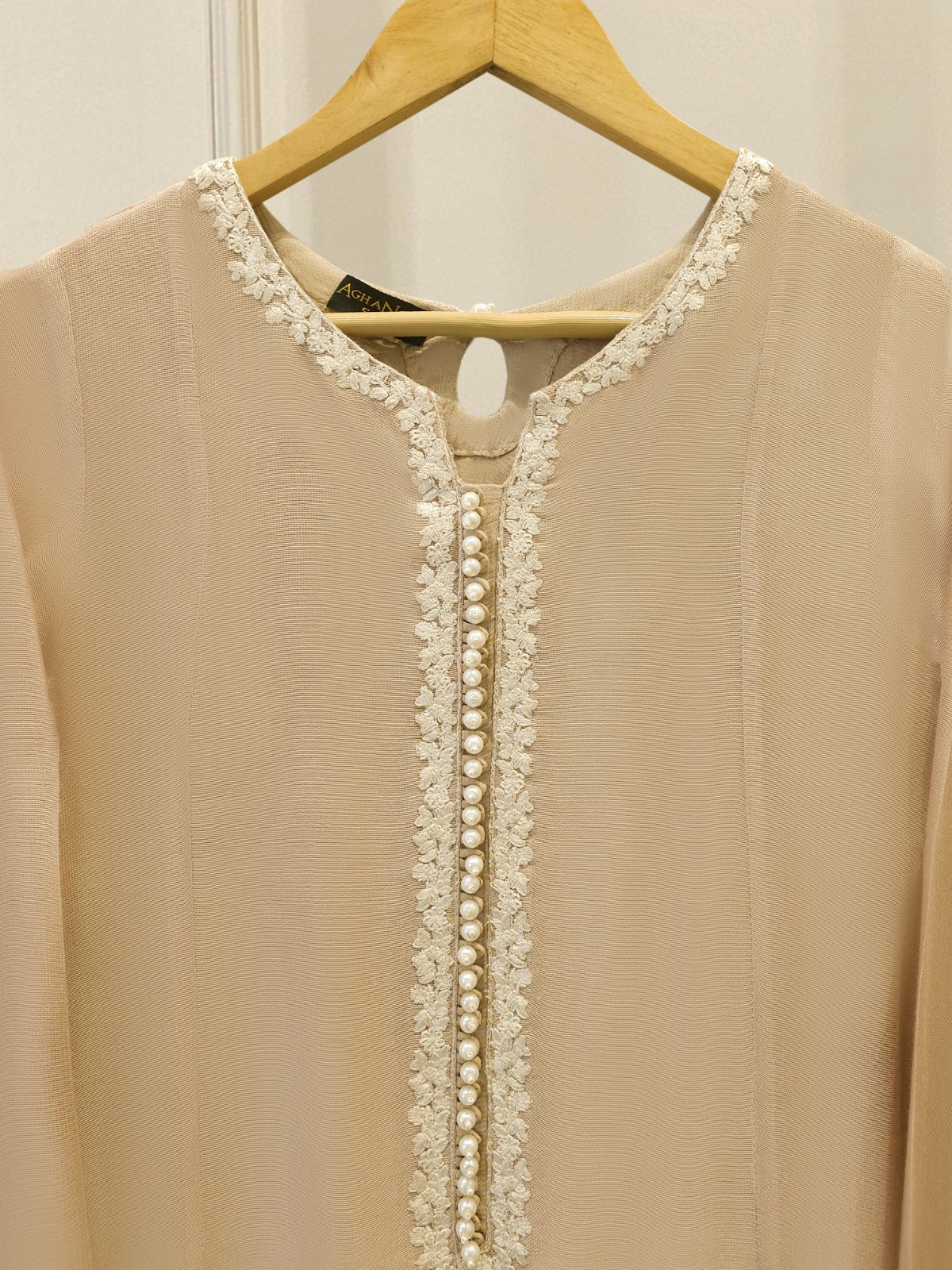 2 Piece - Pure Embroidered Cotton Net Suit S111999 - Image 2
