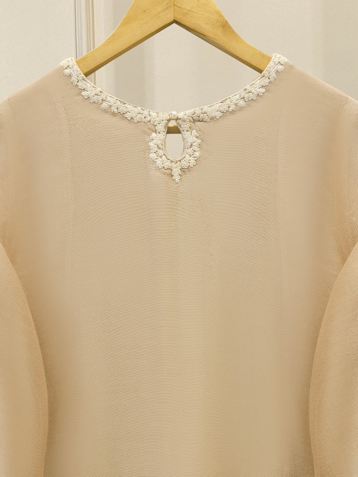 2 Piece - Pure Embroidered Cotton Net Suit S111999 - Image 6