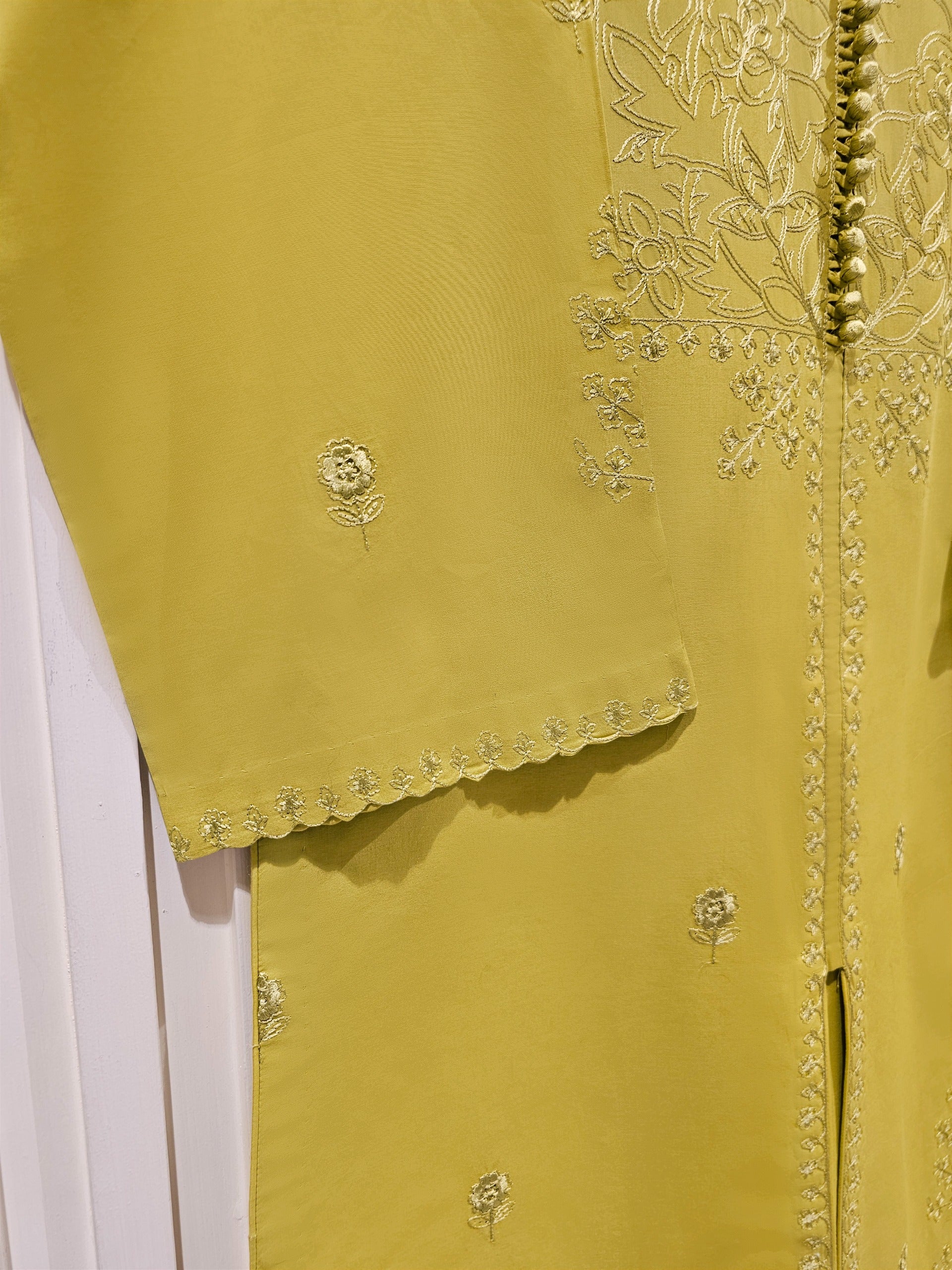 3 Piece - Pure Embroidered Lawn Suit S111427 - Image 3