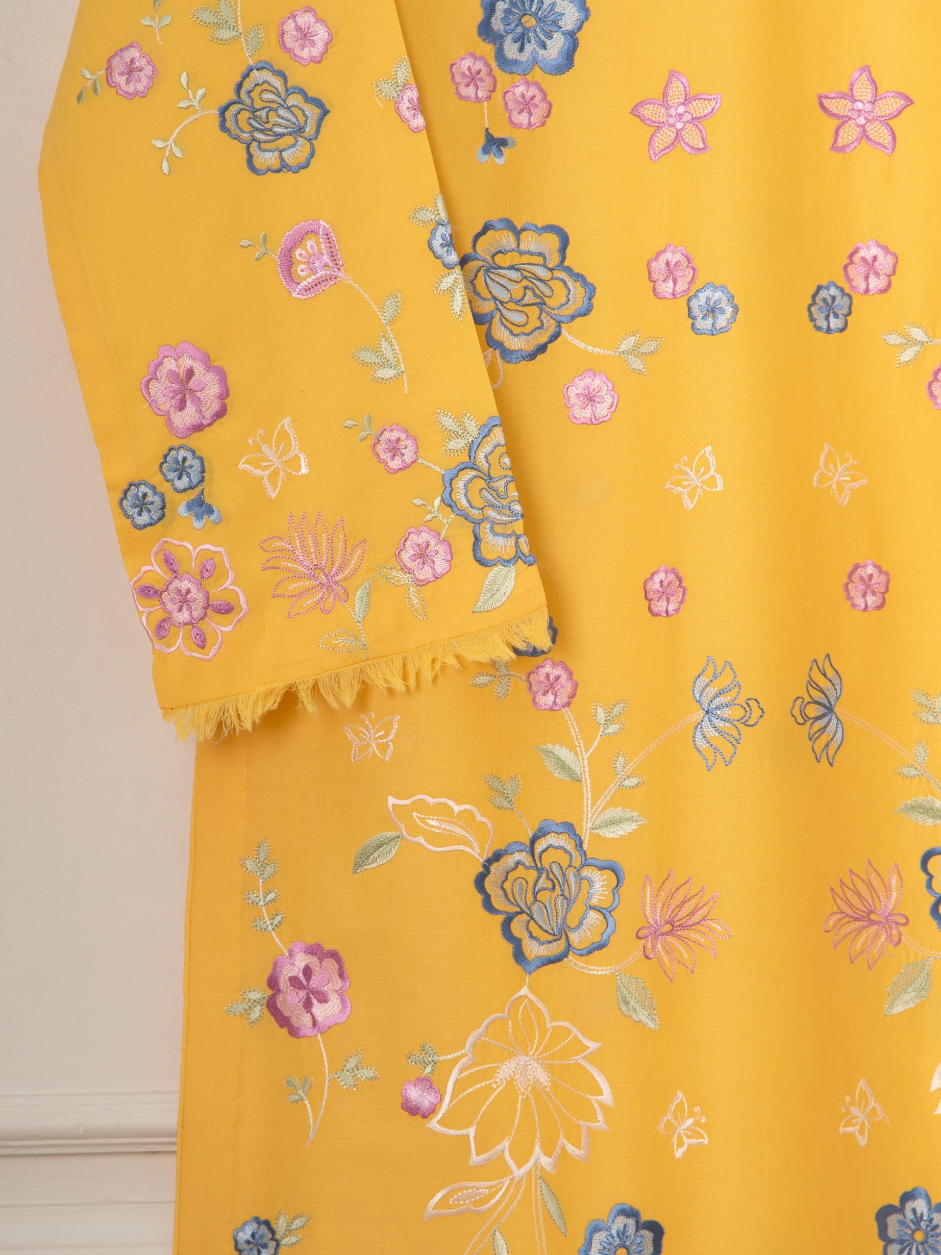 2 Piece - Pure Embroidered Lawn Suit S111536 - Image 3