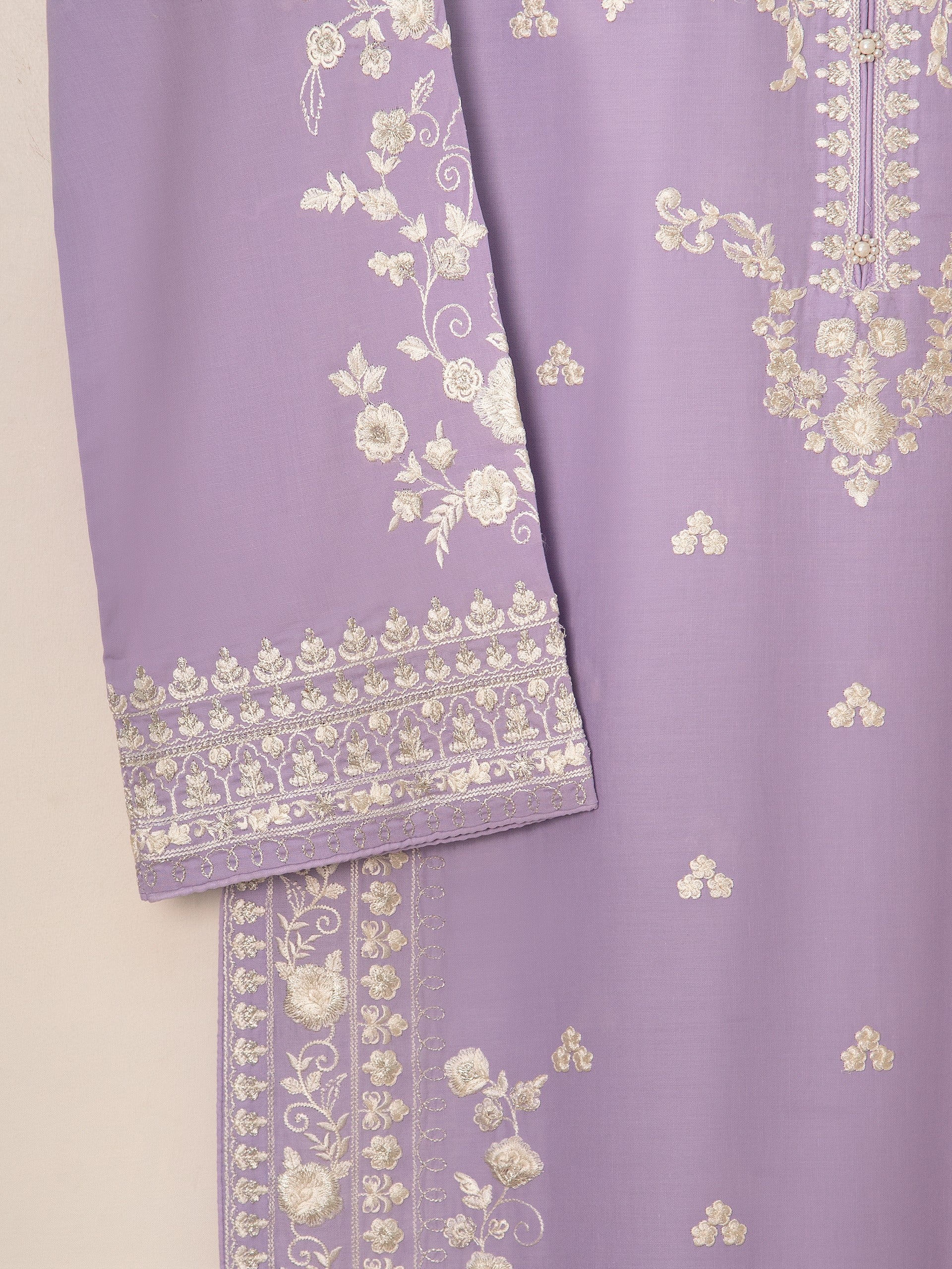 2 Piece - Pure Embroidered Lawn Suit S111538 - Image 3