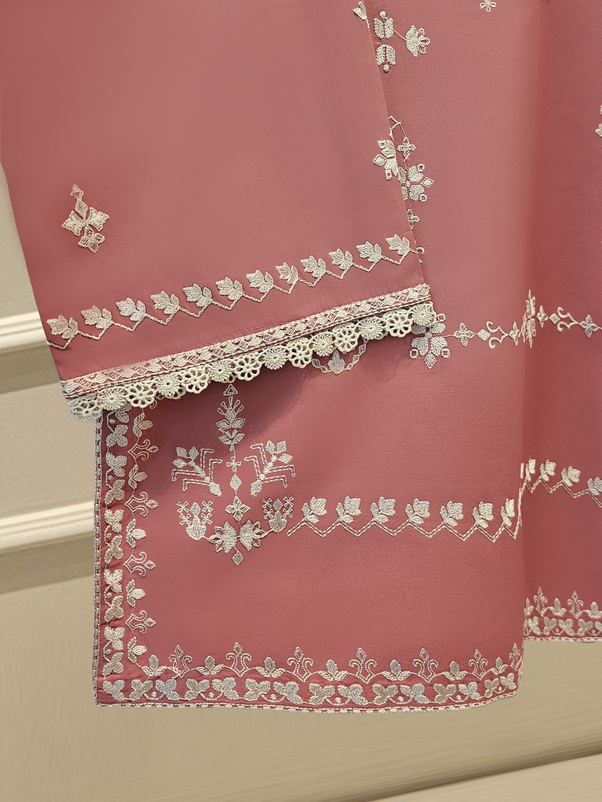 2 Piece - Pure Embroidered Lawn Suit S111628 - Image 2